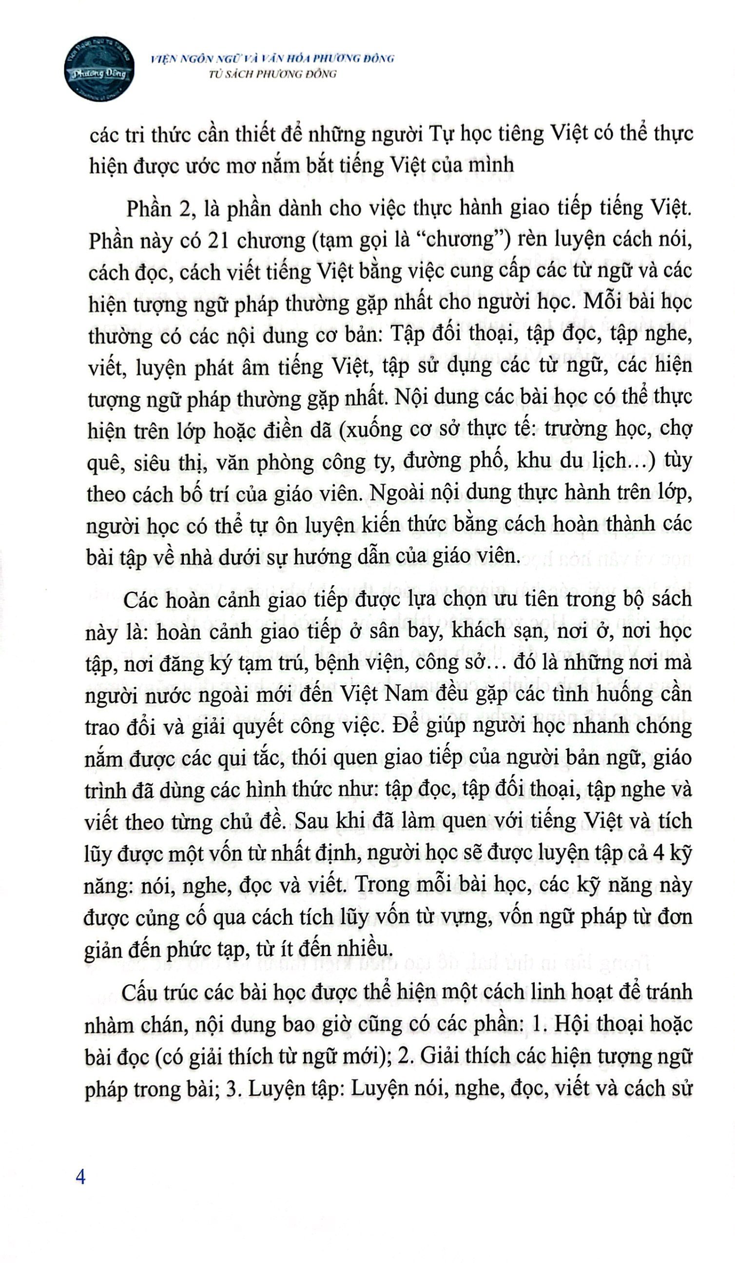 tiếng việt dành cho người nước ngoài - level a