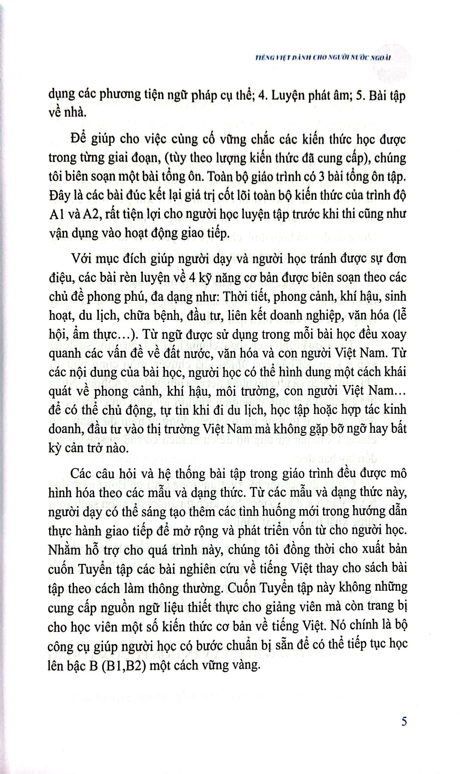 tiếng việt dành cho người nước ngoài - level a