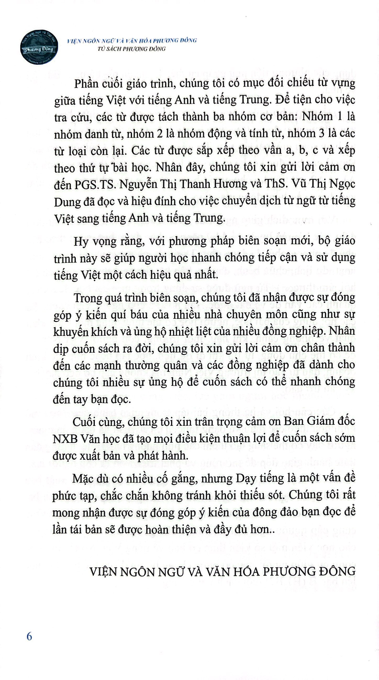 tiếng việt dành cho người nước ngoài - level a