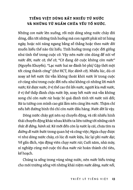 tiếng việt giàu đẹp - triết lý tiếng việt