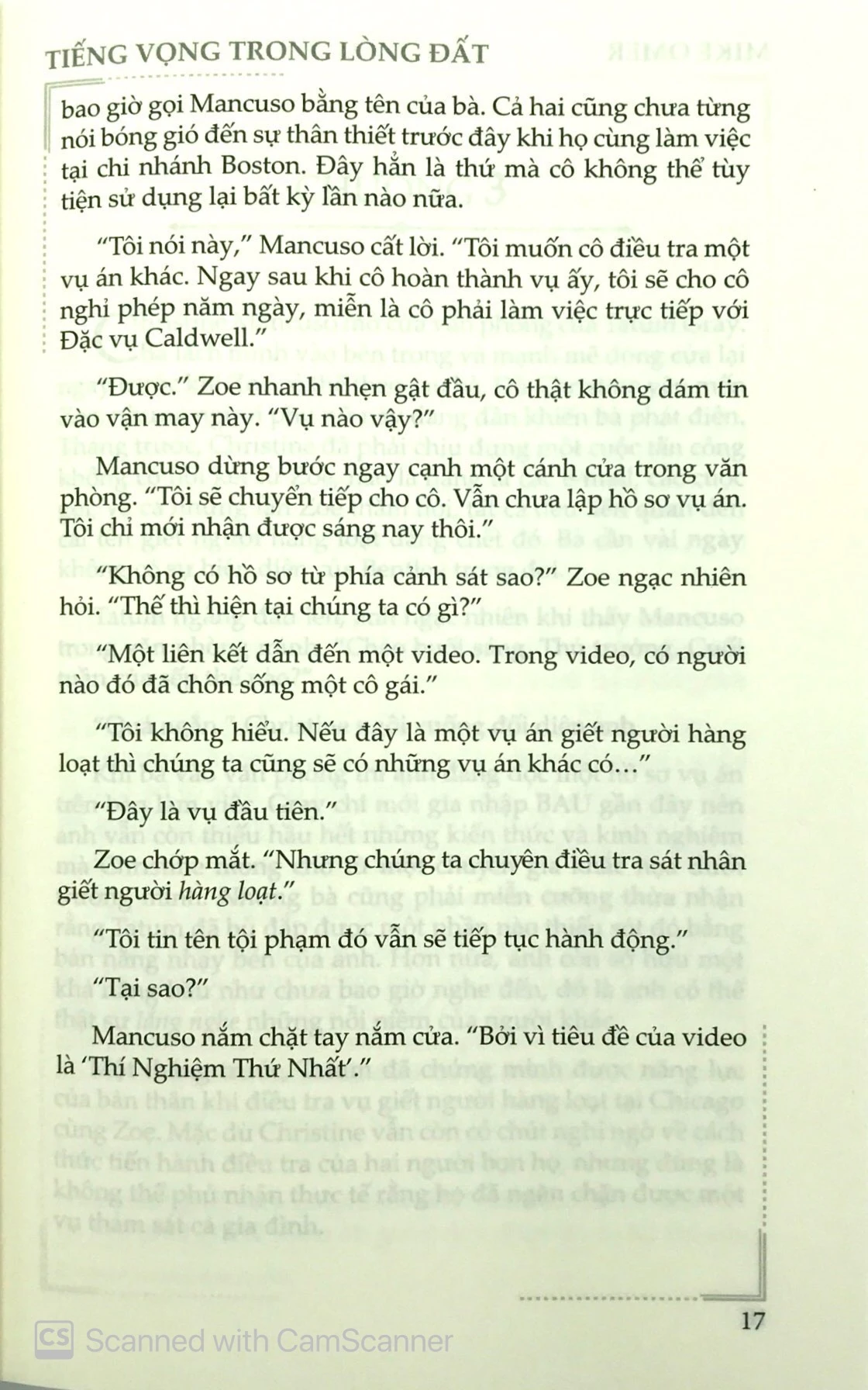 tiếng vọng trong lòng đất