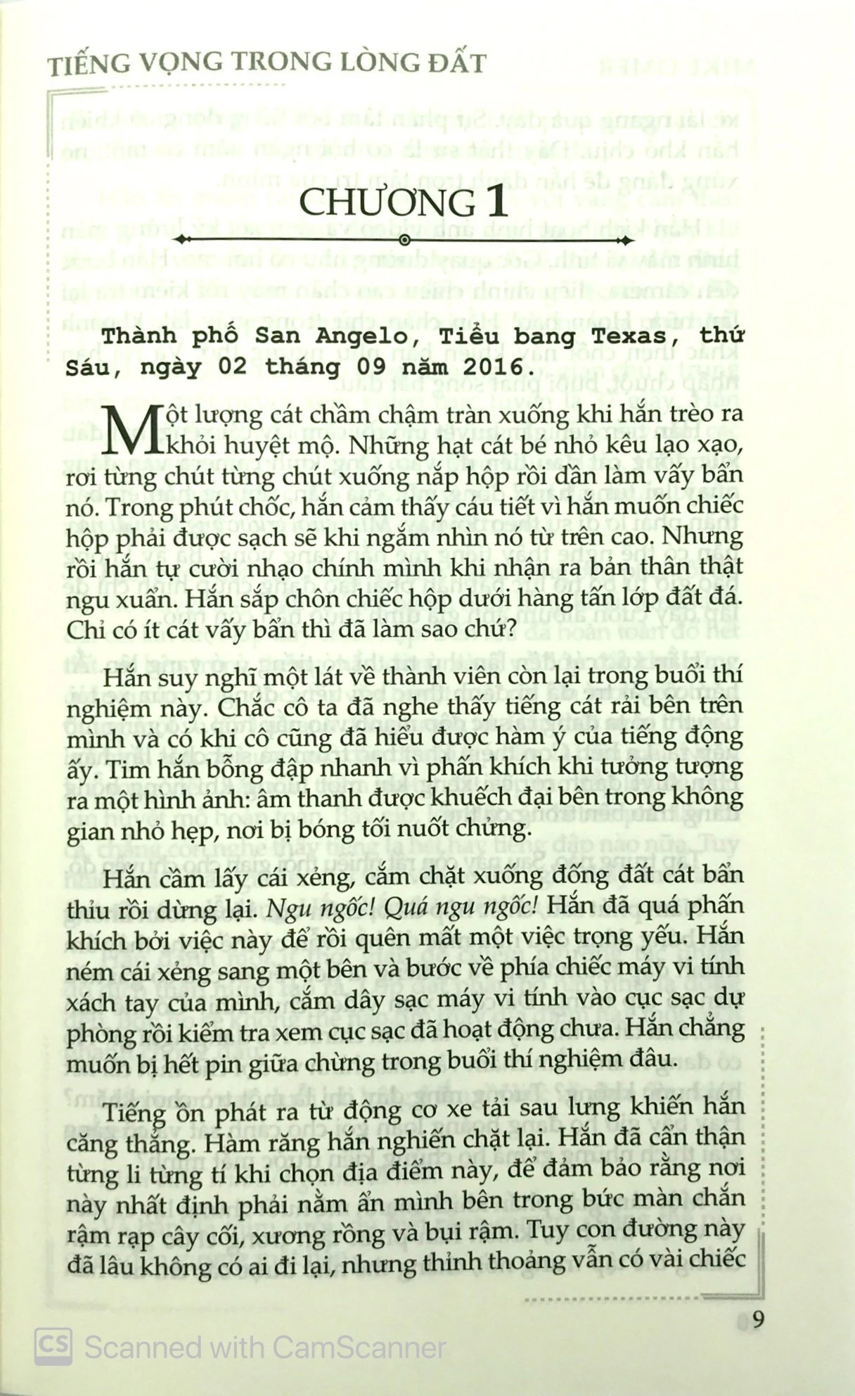 tiếng vọng trong lòng đất