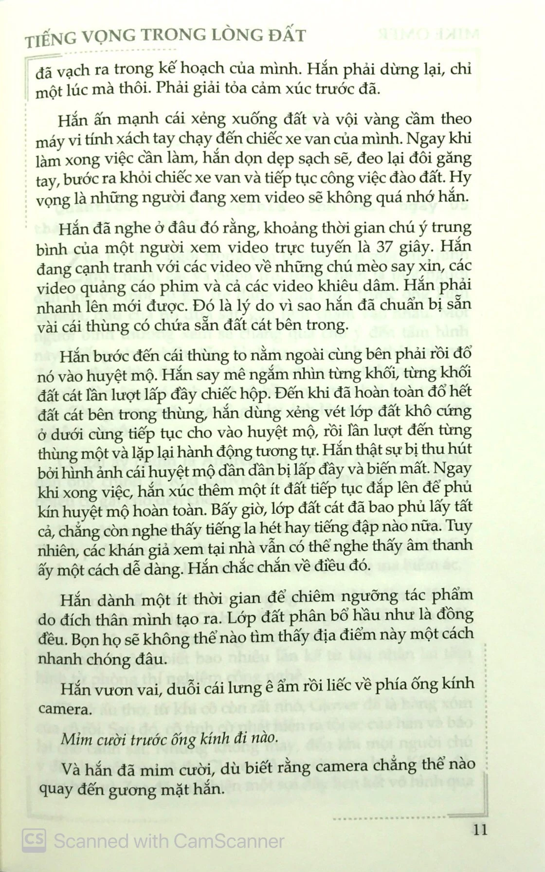 tiếng vọng trong lòng đất