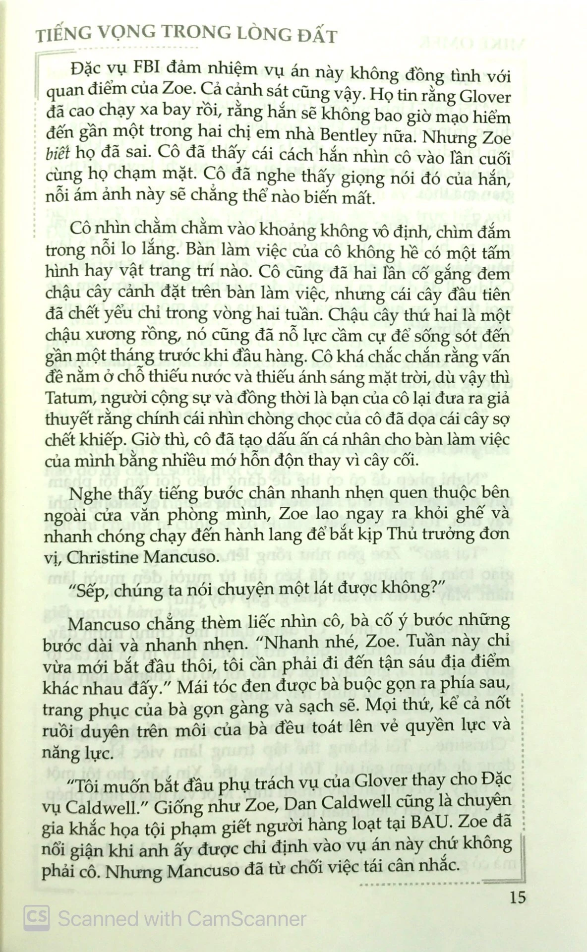 tiếng vọng trong lòng đất