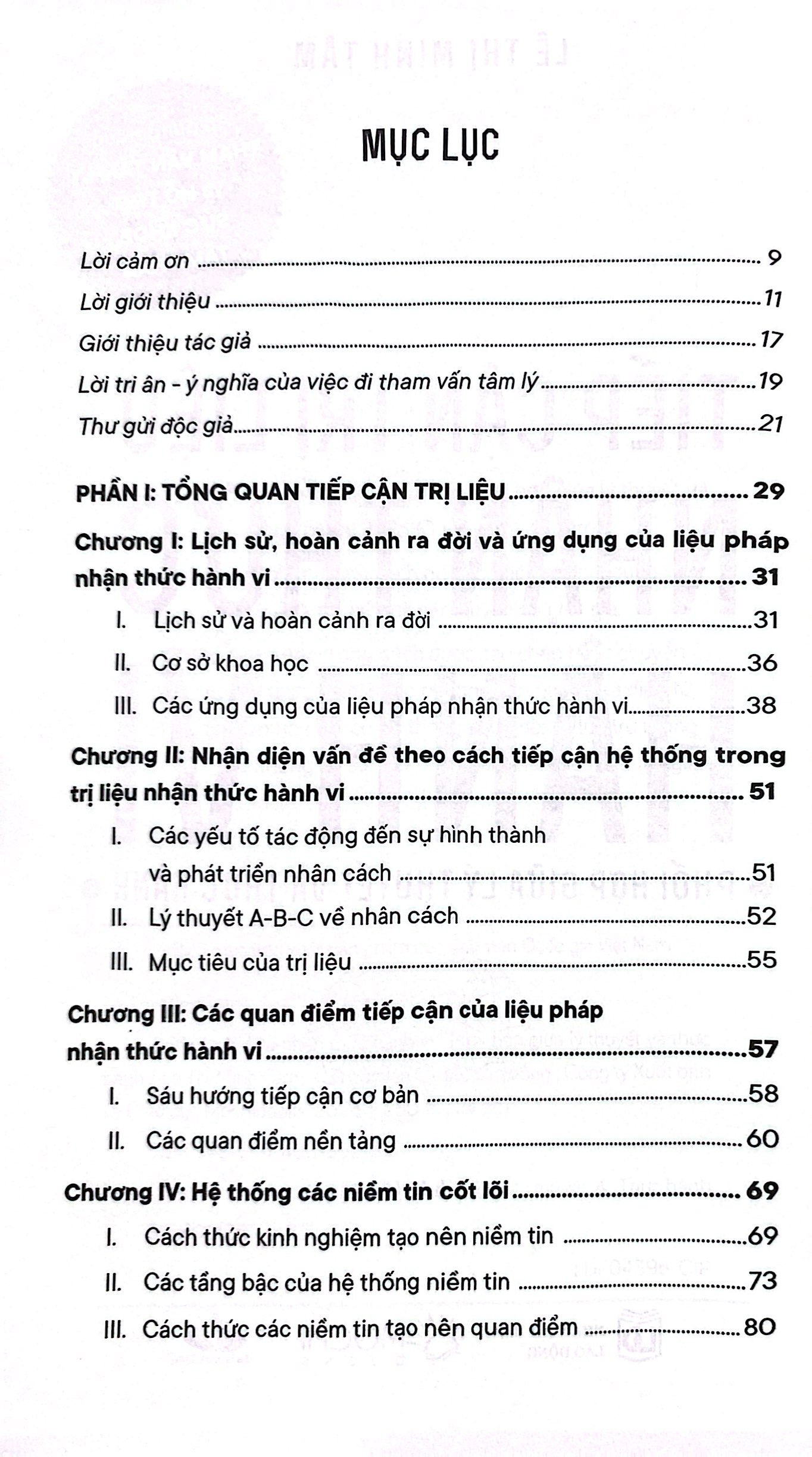 tiếp cận trị liệu nhận thức hành vi