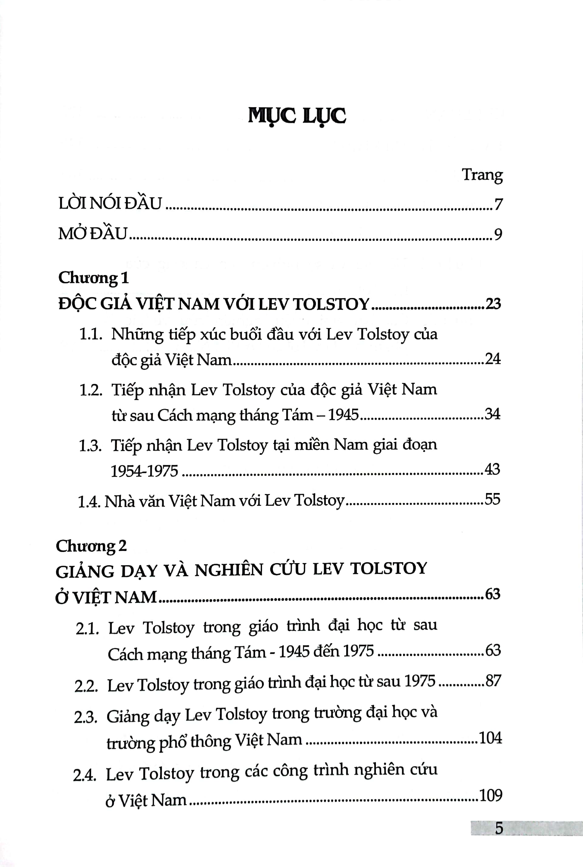 tiếp nhận levtolstoy ở việt nam