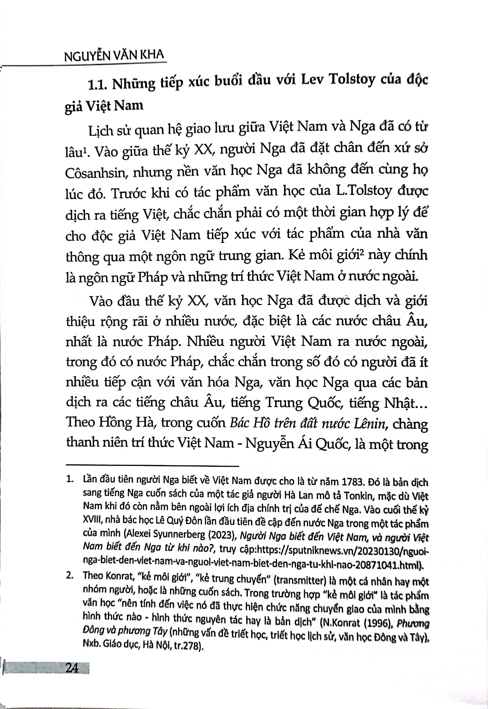 tiếp nhận levtolstoy ở việt nam