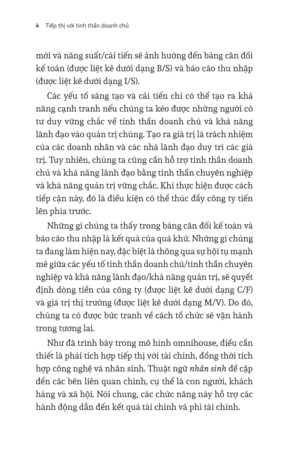 tiếp thị với tinh thần doanh chủ - vượt qua sự chuyên nghiệp để hướng tới sáng tạo, lãnh đạo và bền vững - entrepreneurial marketing