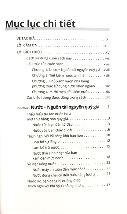 tiết kiệm nước for dummies
