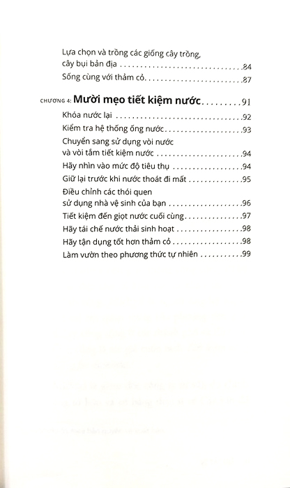 tiết kiệm nước for dummies