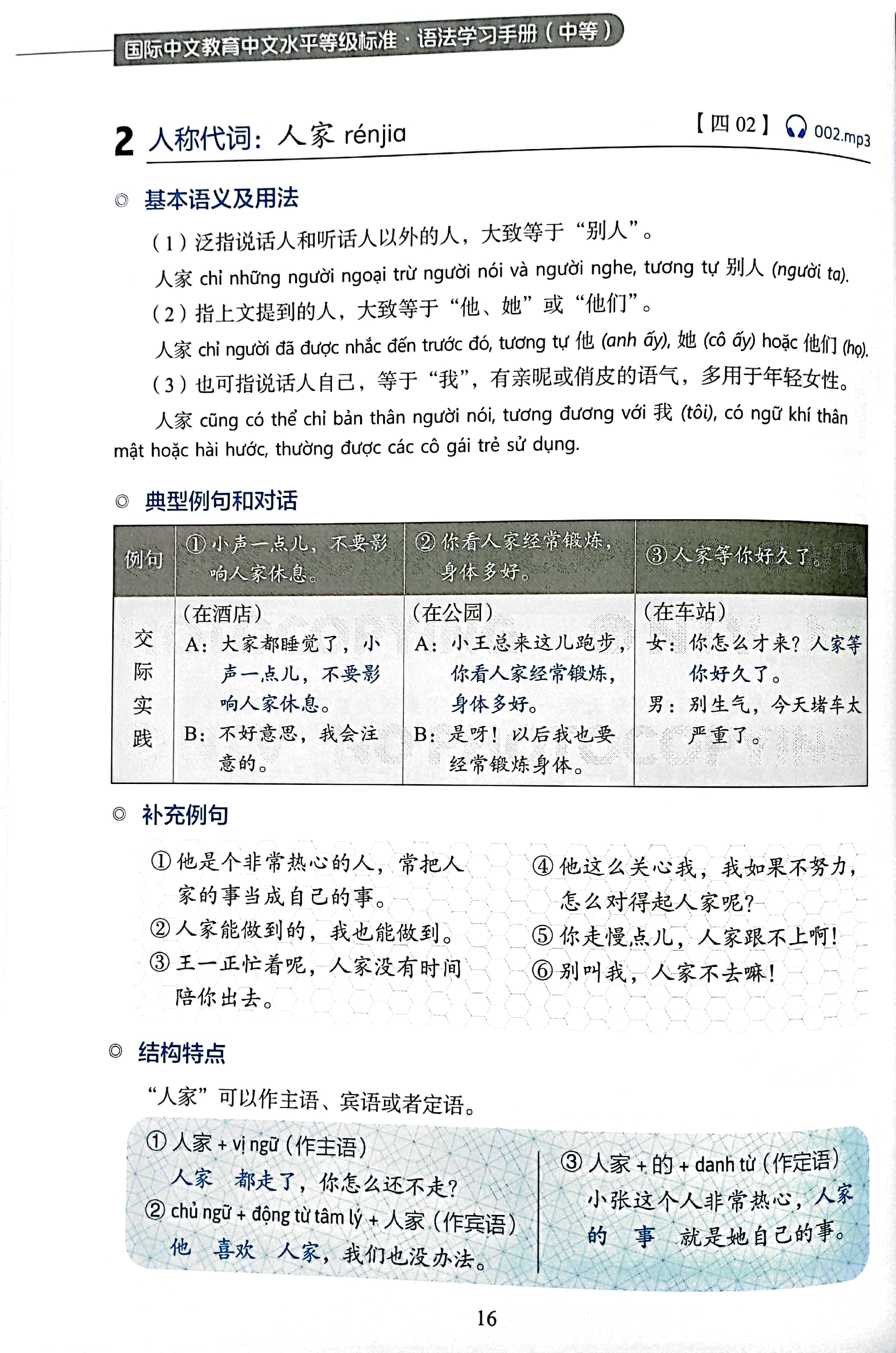 tiêu chuẩn các cấp độ tiếng trung trong giáo dục tiếng trung quốc tế - giáo trình ngữ pháp tiếng trung - trung cấp