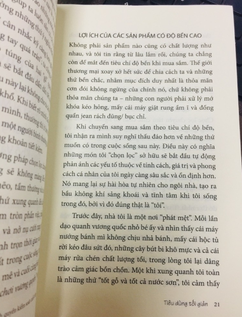 tiêu dùng tối giản - đẹp, bền và bớt rác