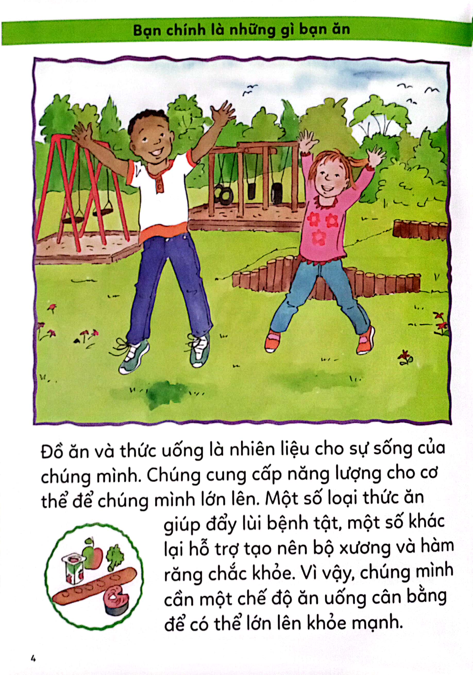 tiểu học toàn diện - ăn uống lành mạnh