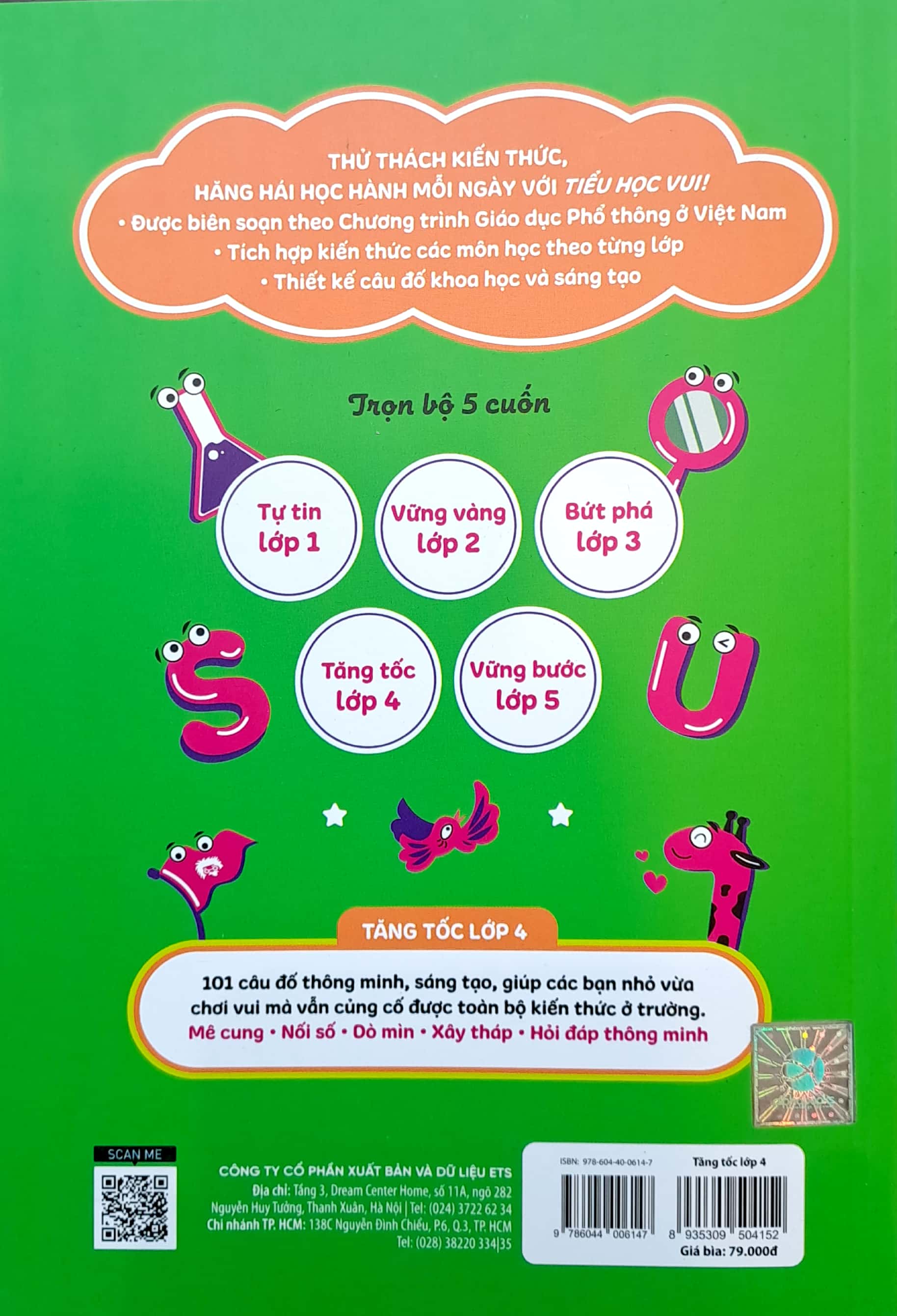 tiểu học vui - tăng tốc lớp 4 - 101 câu đố rèn trí não luyện kỹ năng