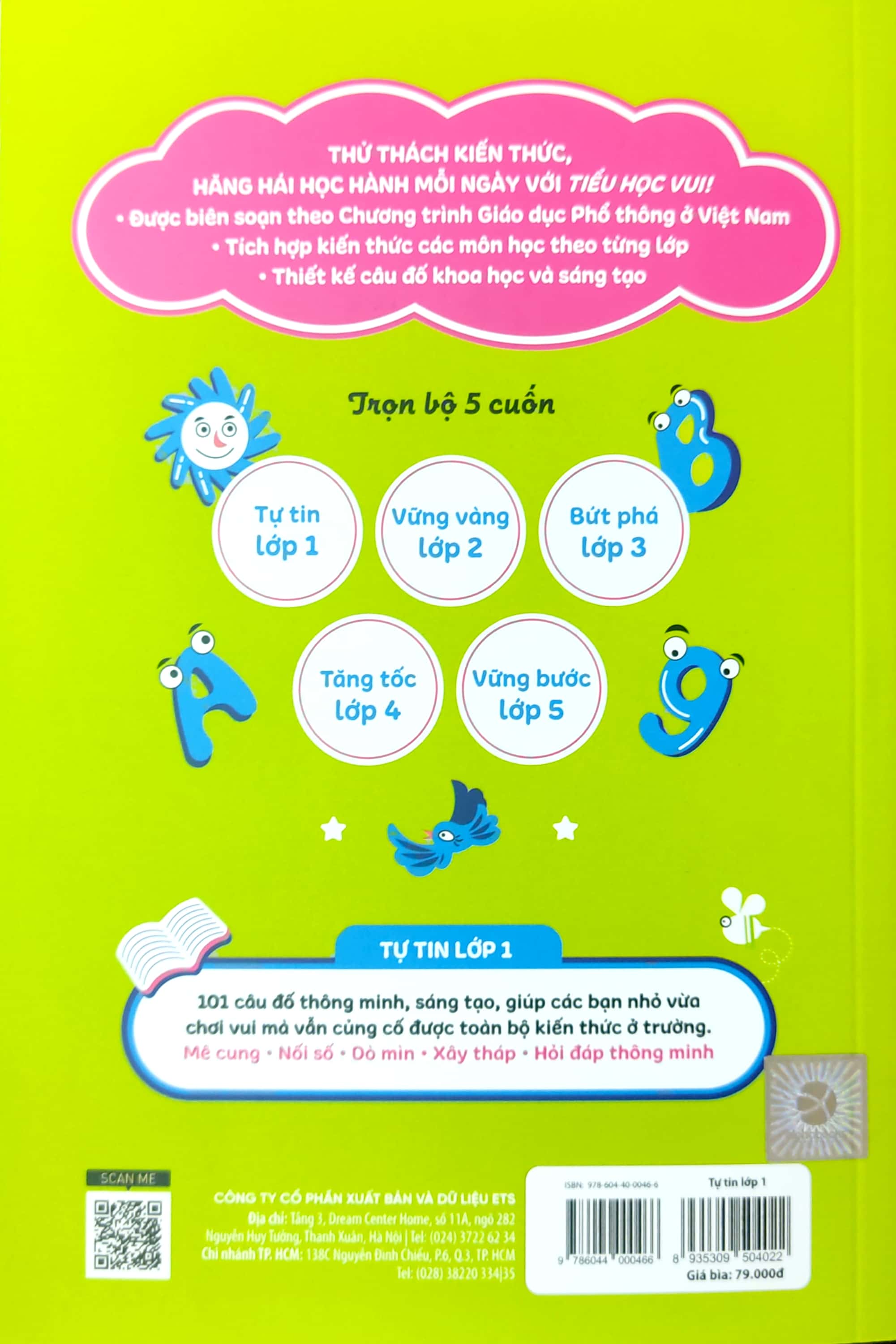 tiểu học vui - tự tin lớp 1 - 101 câu đố rèn trí não luyện kỹ năng