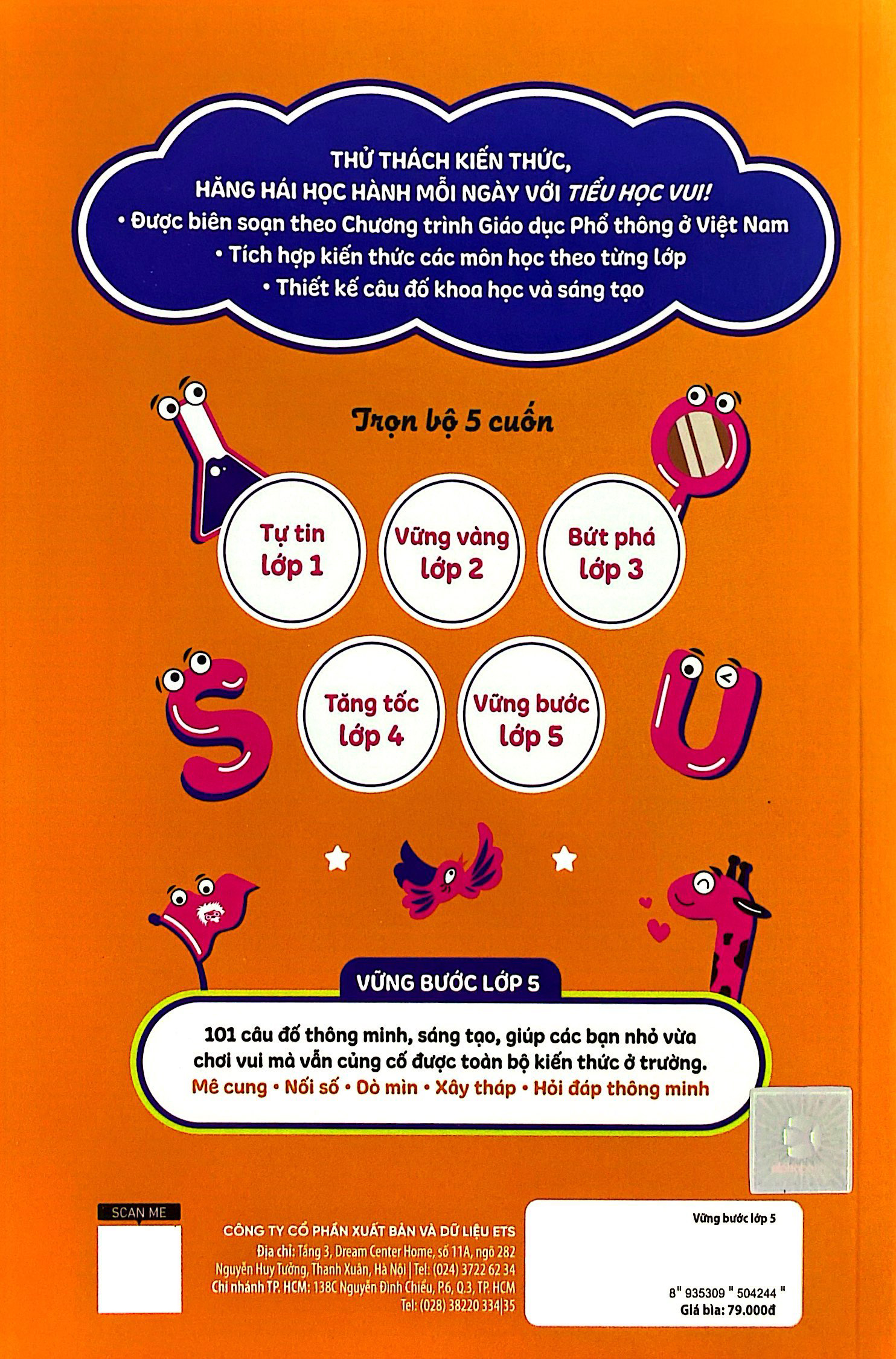 tiểu học vui - vững bước lớp 5 - 101 câu đố rèn trí não luyện kỹ năng