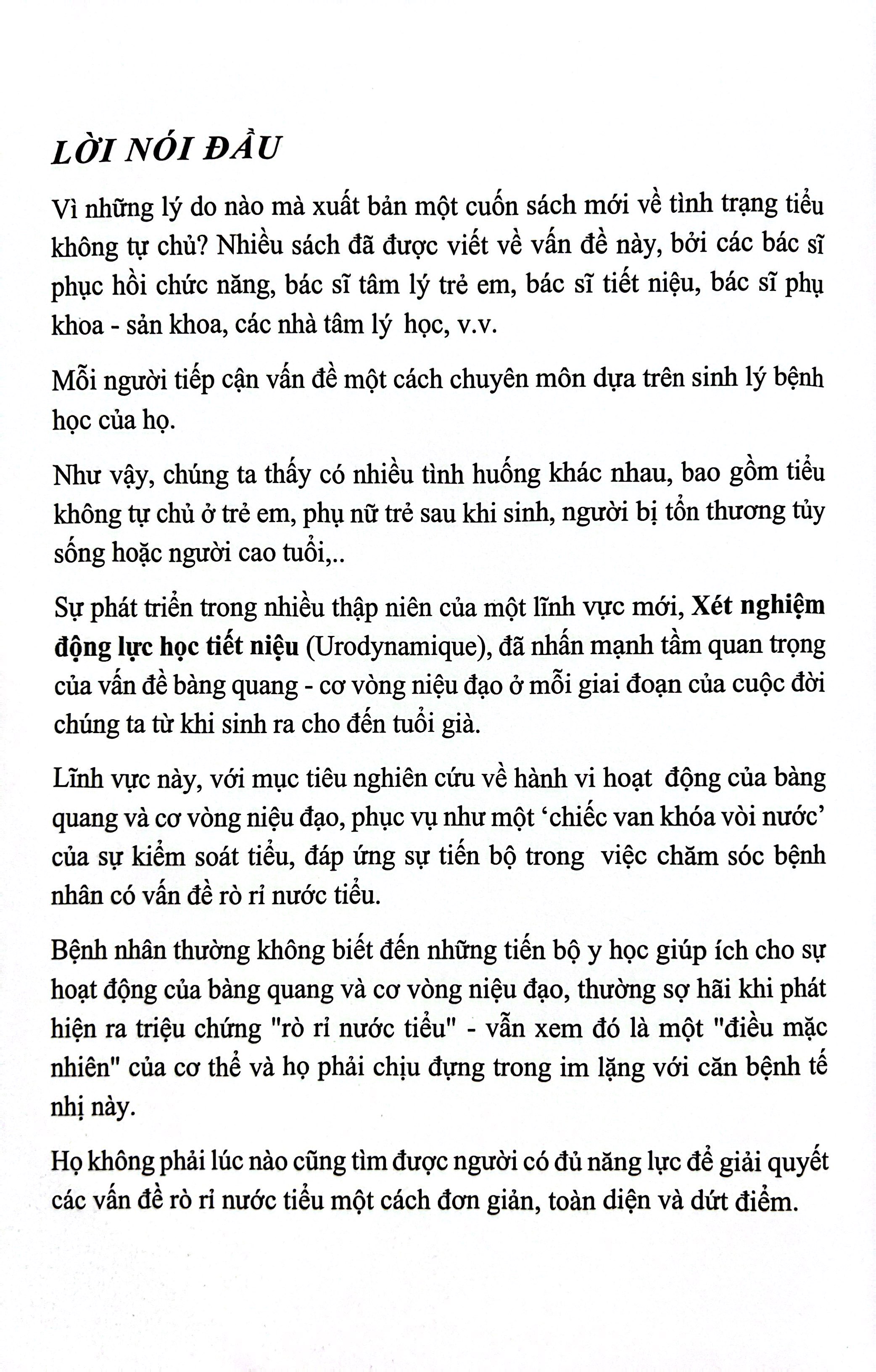 Tieu Khong Tu Chu - Benh Ly Va Dieu Tri