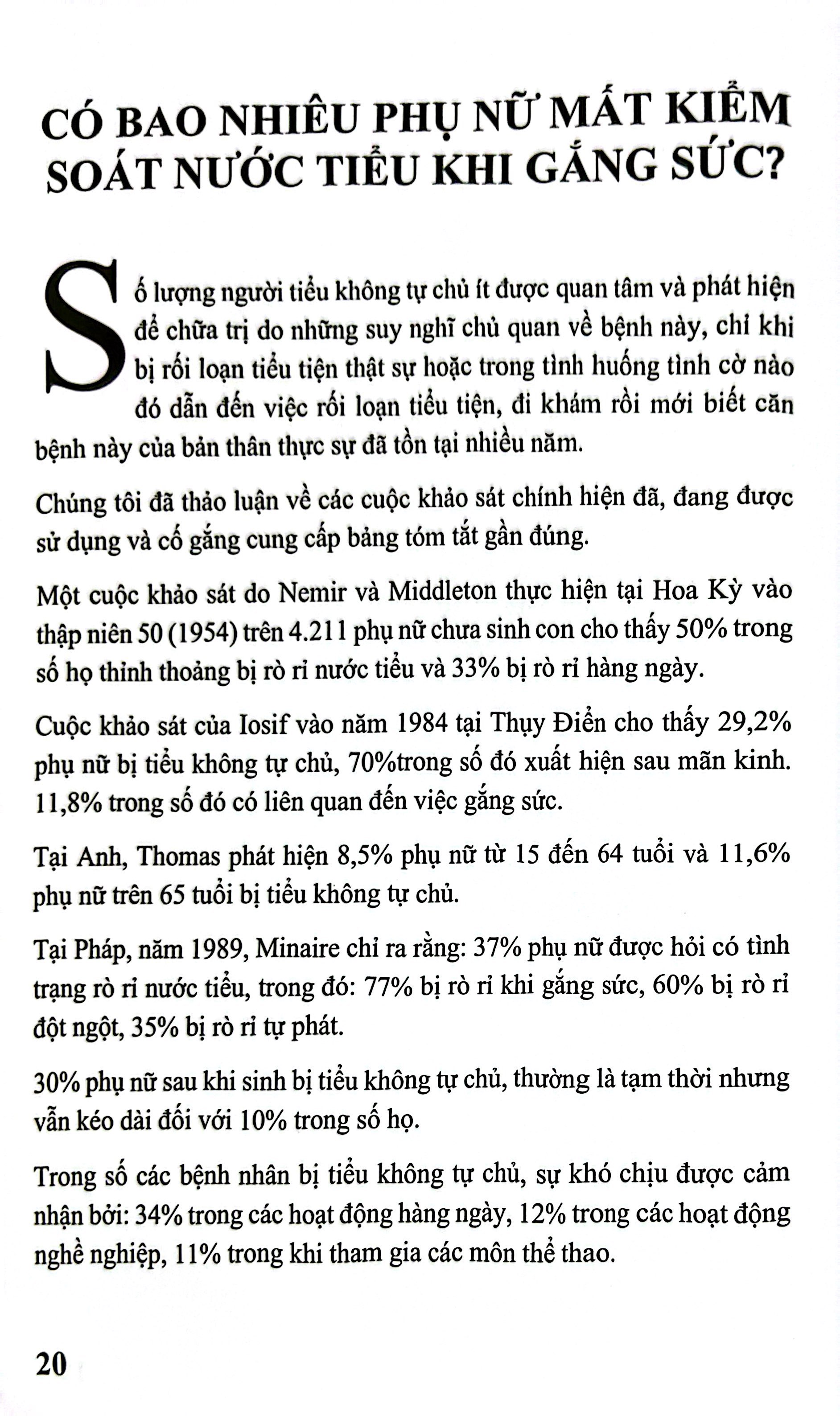 Tieu Khong Tu Chu - Benh Ly Va Dieu Tri