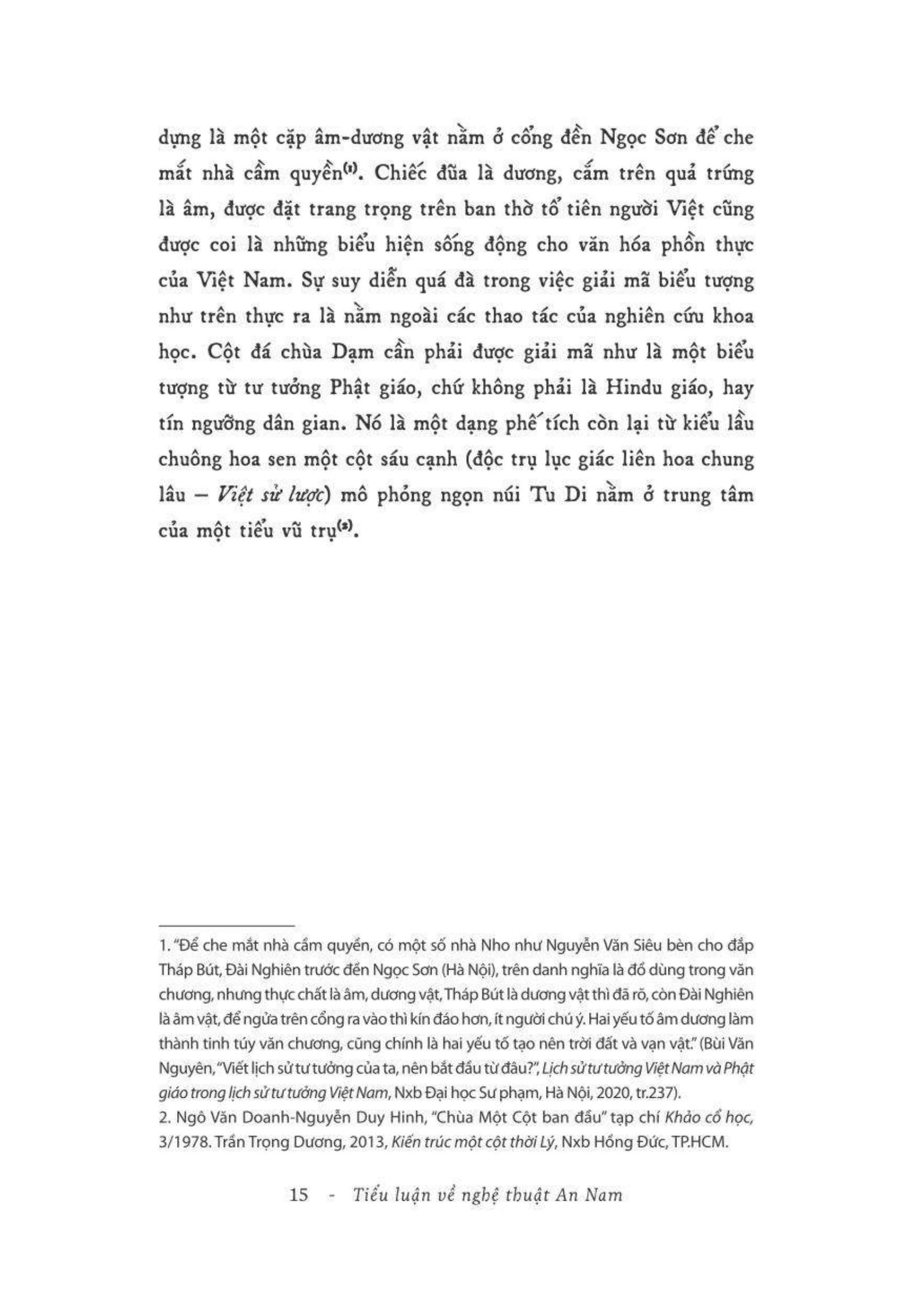 tiểu luận về nghệ thuật an nam