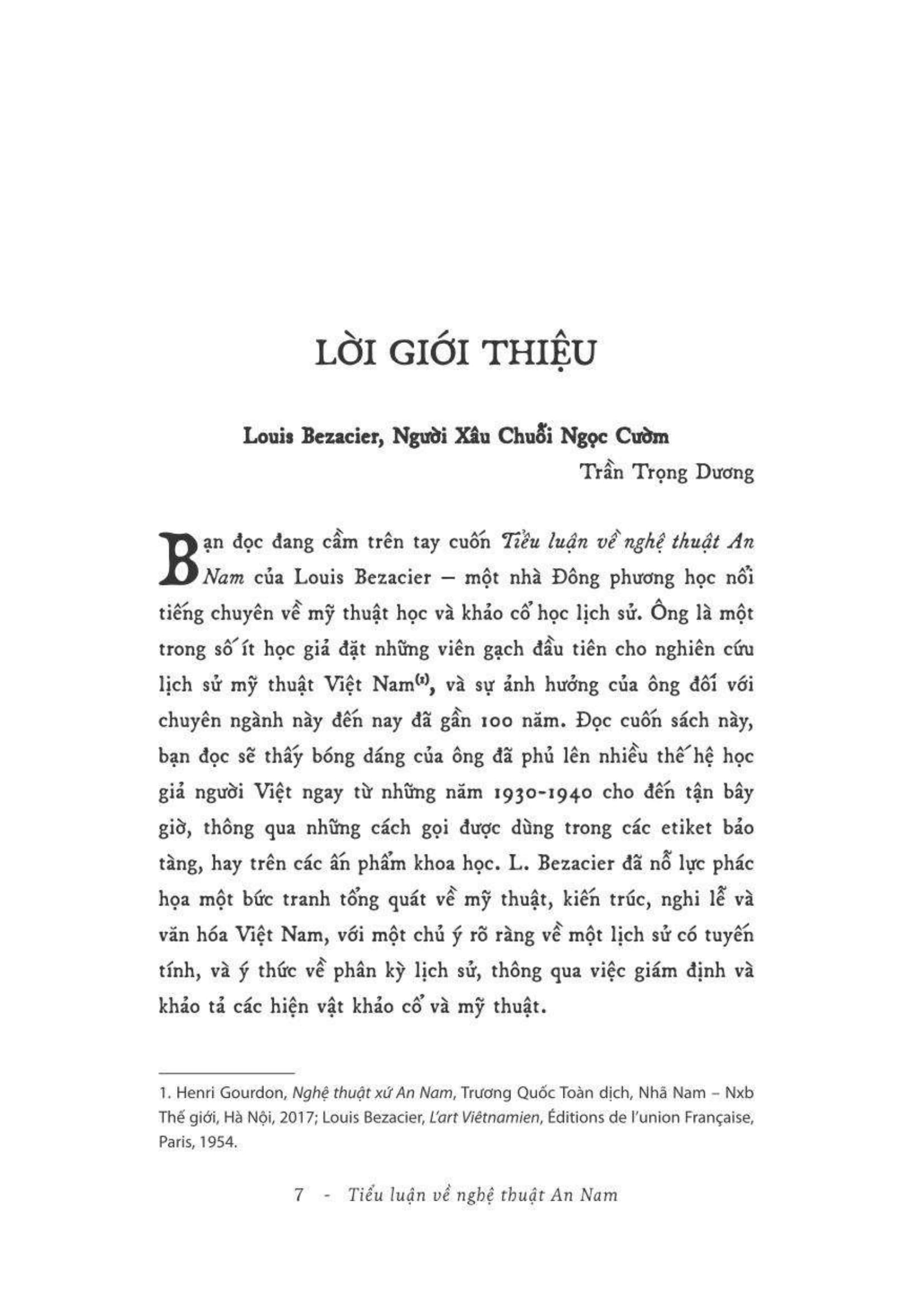 tiểu luận về nghệ thuật an nam