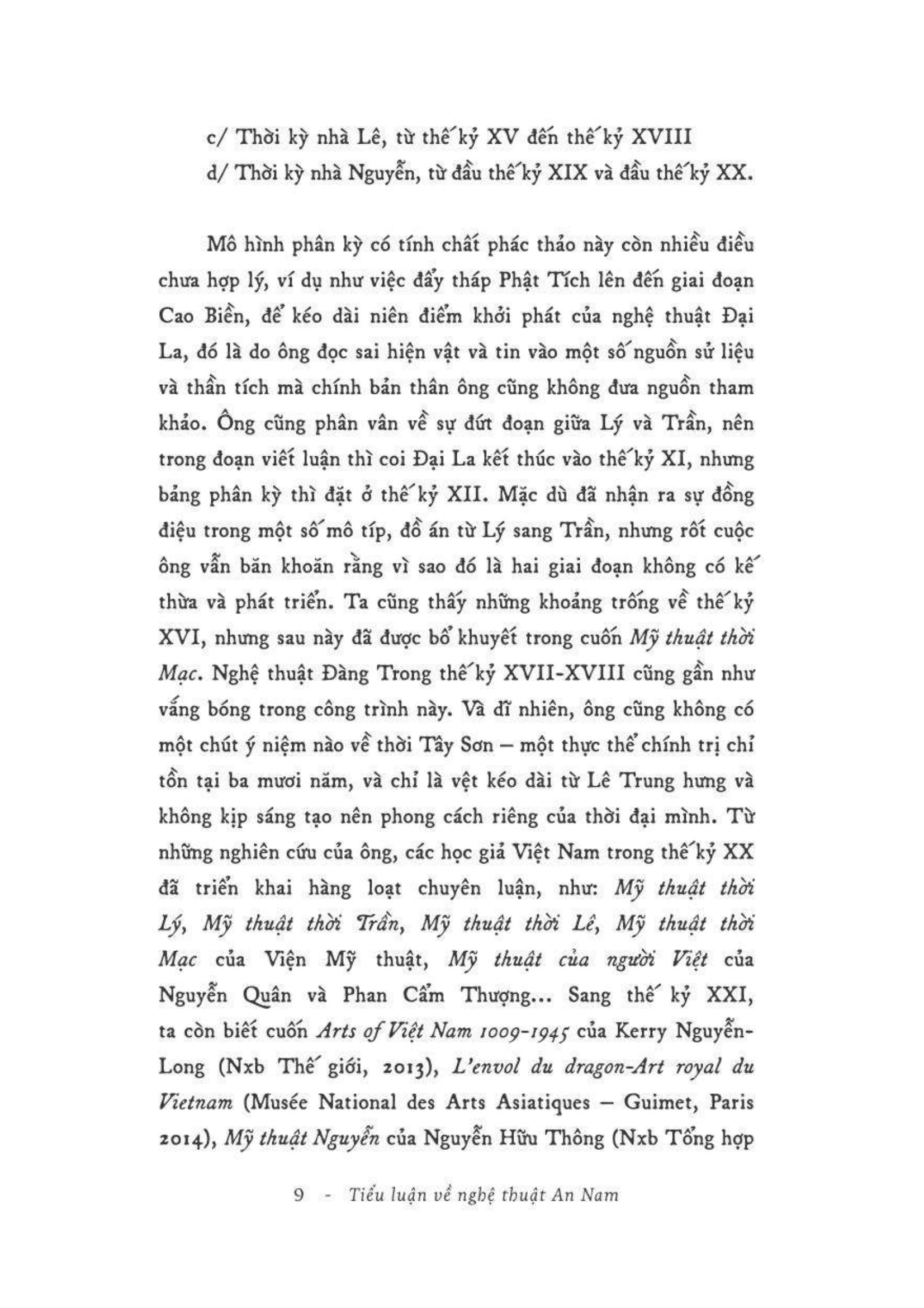 tiểu luận về nghệ thuật an nam