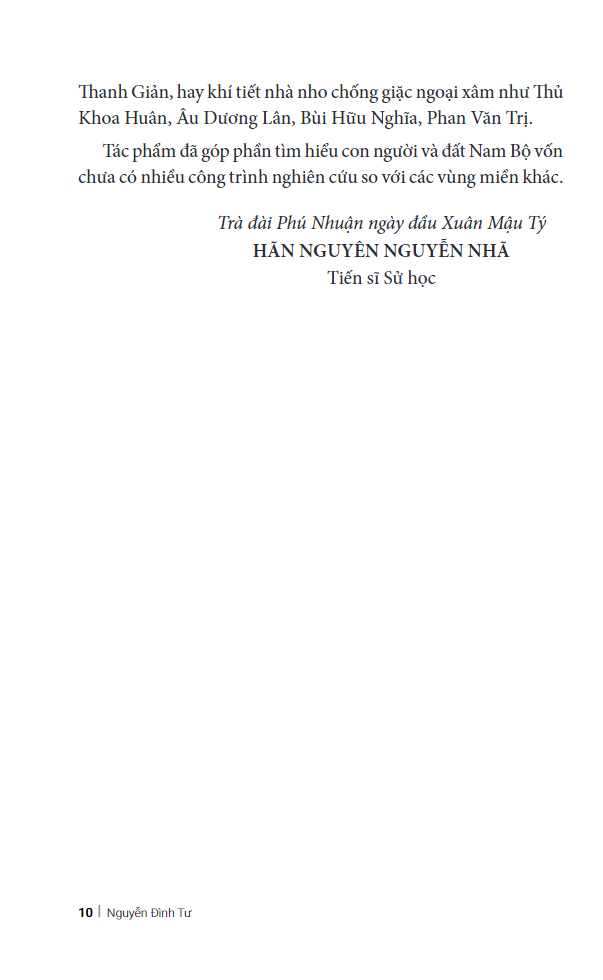 tiểu sử và hành trạng các nhà khoa bảng hán học nam bộ