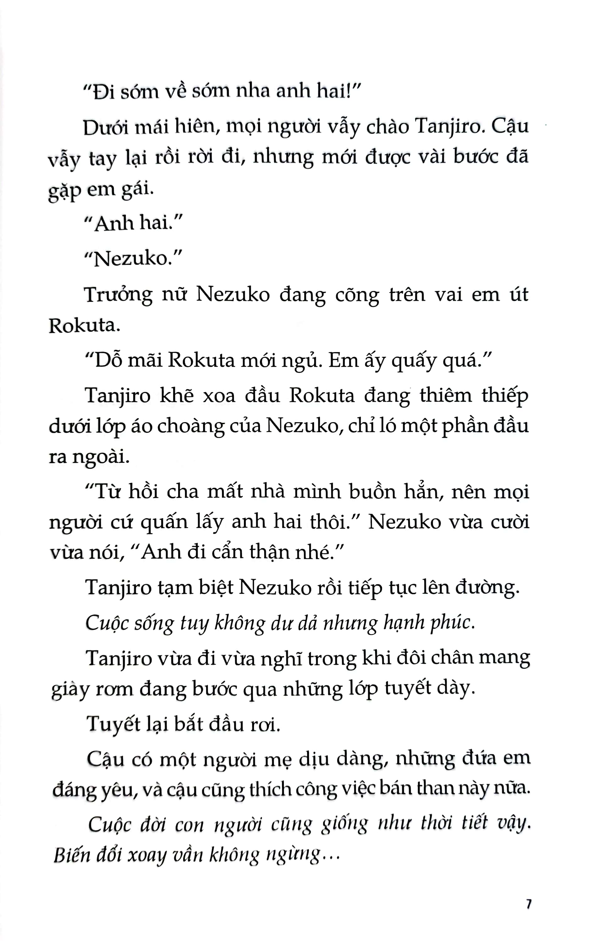tiểu thuyết chuyển thể - thanh gươm diệt quỷ - tanjiro và nezuko - khởi đầu của định mệnh