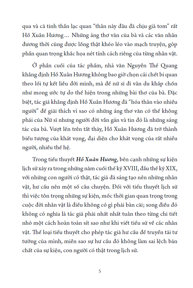 tiểu thuyết lịch sử - hồ xuân hương