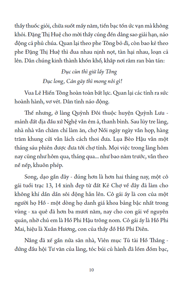 tiểu thuyết lịch sử - hồ xuân hương