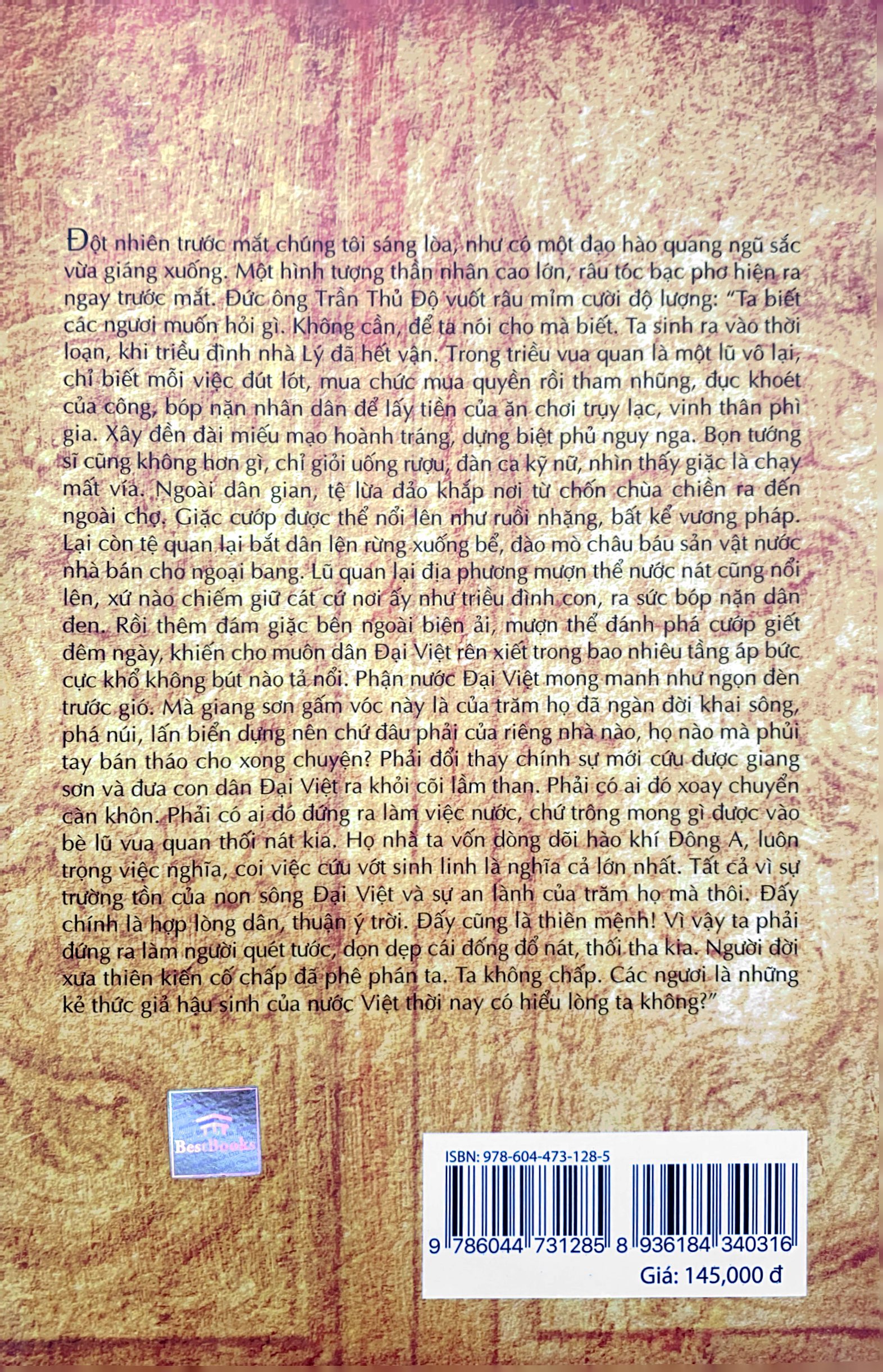 tiểu thuyết lịch sử - trần thủ độ