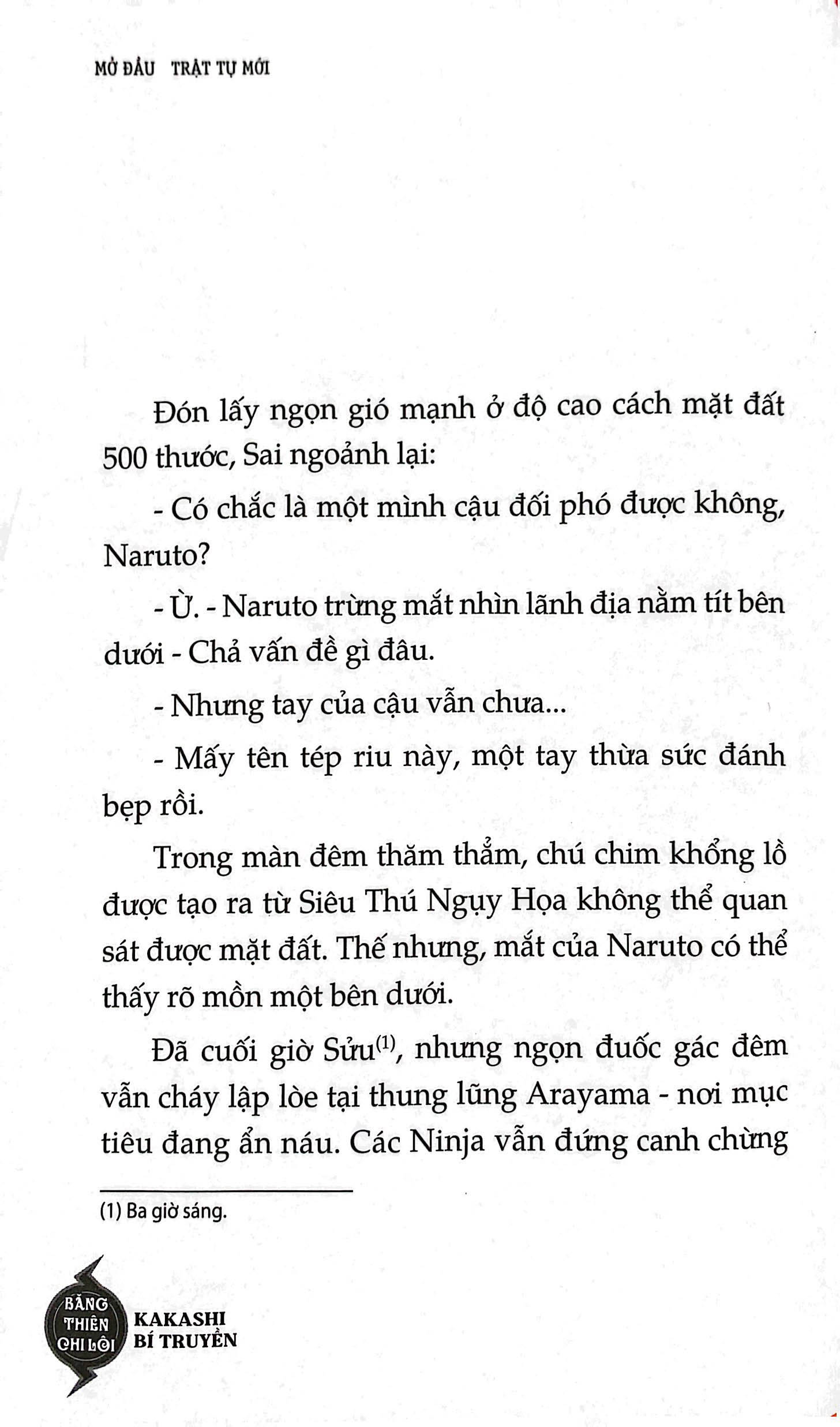 tiểu thuyết naruto - kakashi bí truyền - băng thiên chi lôi