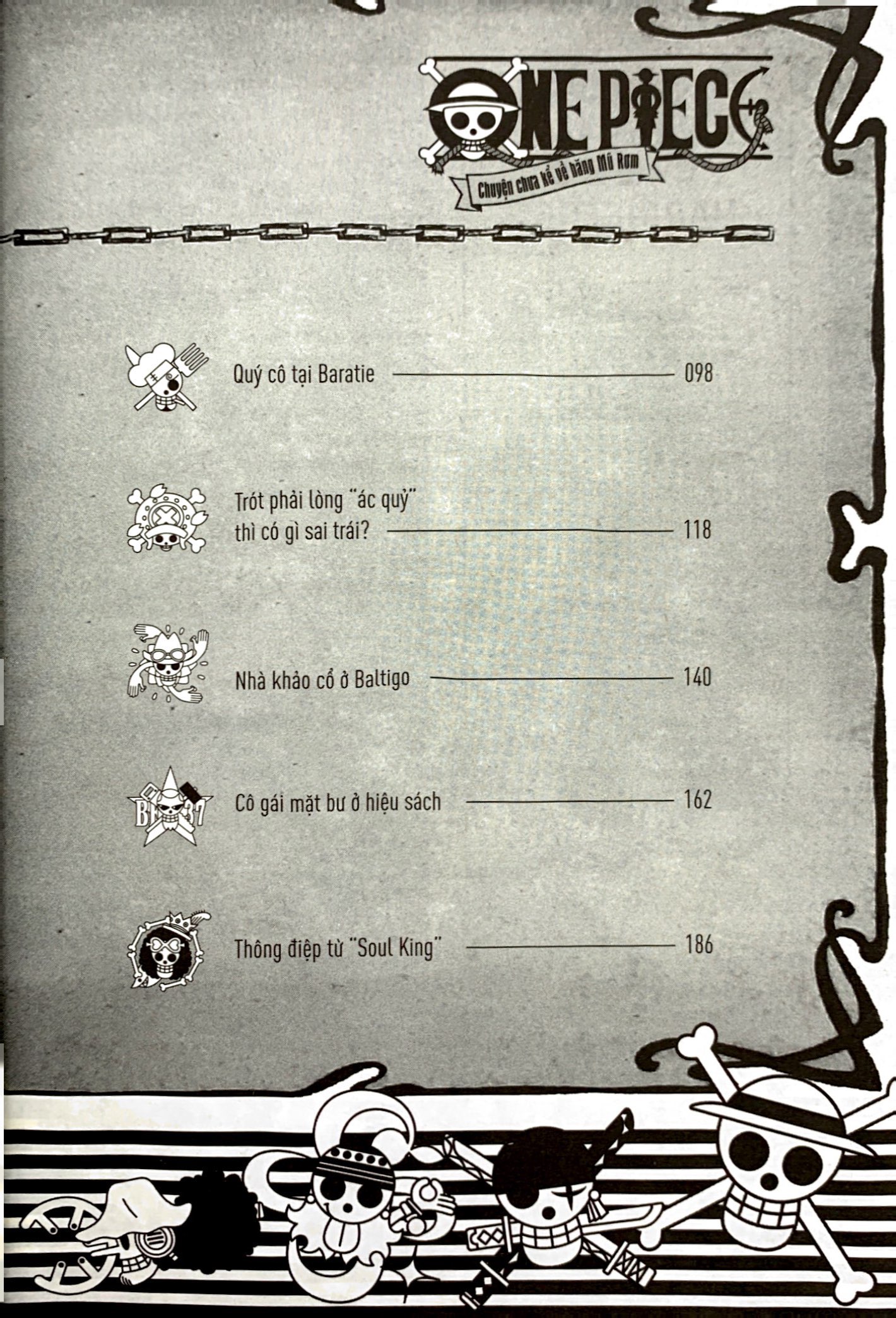 tiểu thuyết one piece - chuyện chưa kể về băng mũ rơm