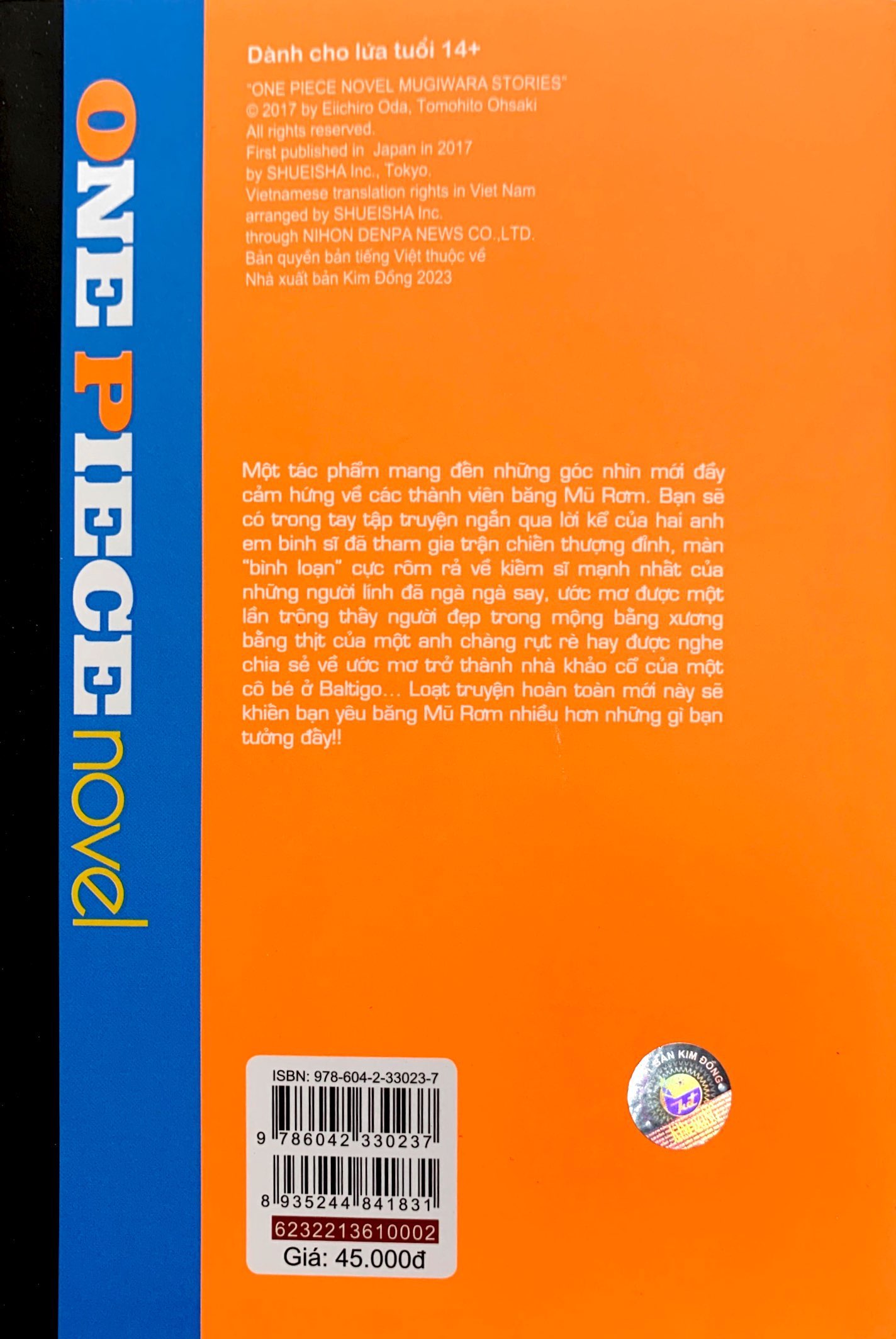 tiểu thuyết one piece - chuyện chưa kể về băng mũ rơm