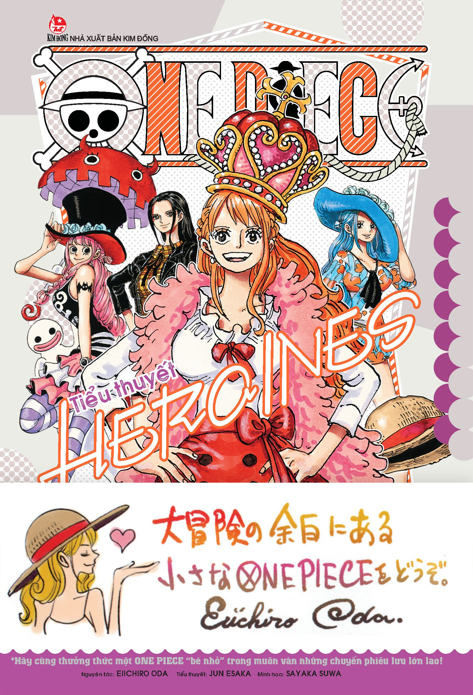 tiểu thuyết one piece - heroines - tặng kèm obi + set postcard