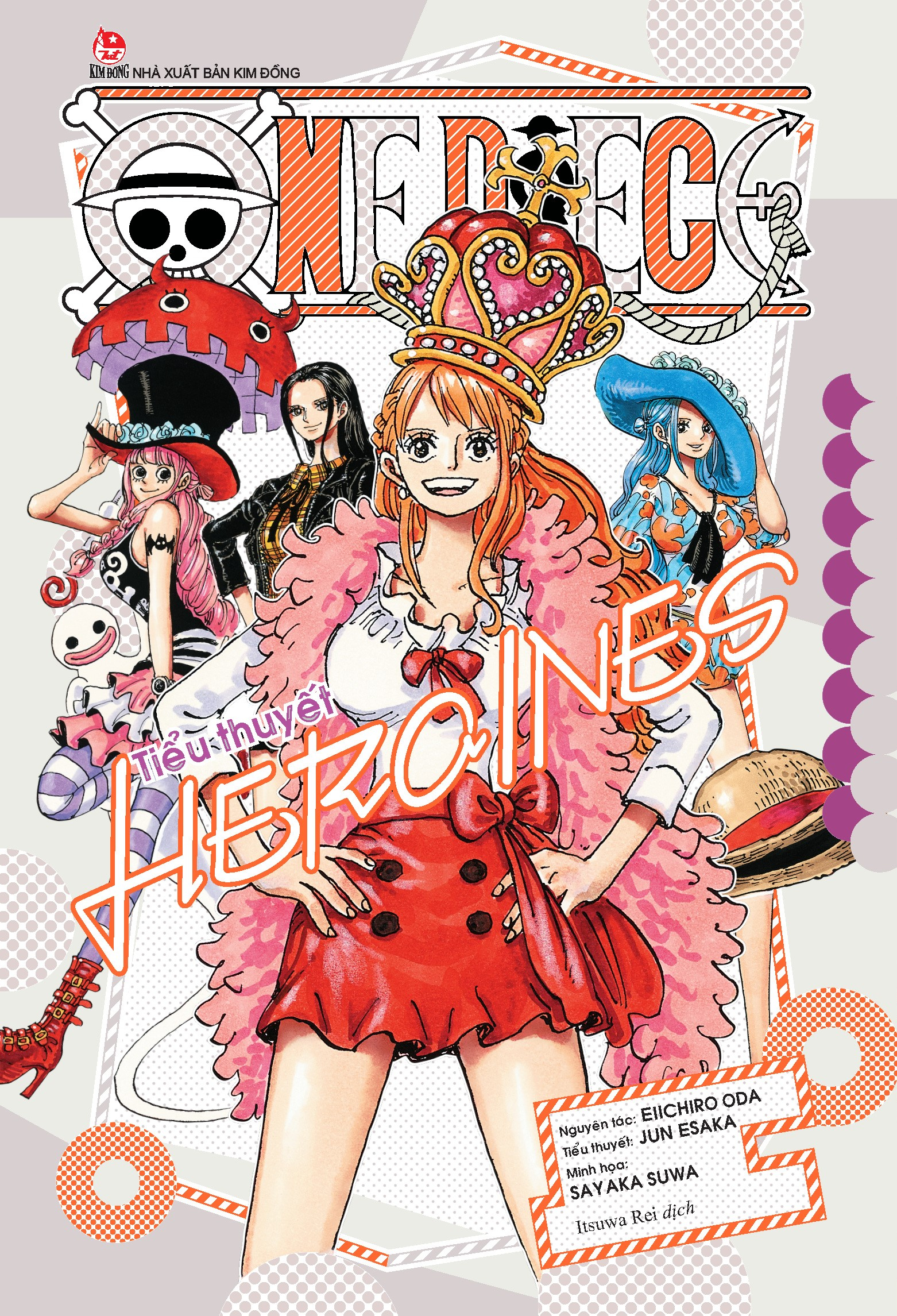tiểu thuyết one piece - heroines - tặng kèm obi + set postcard