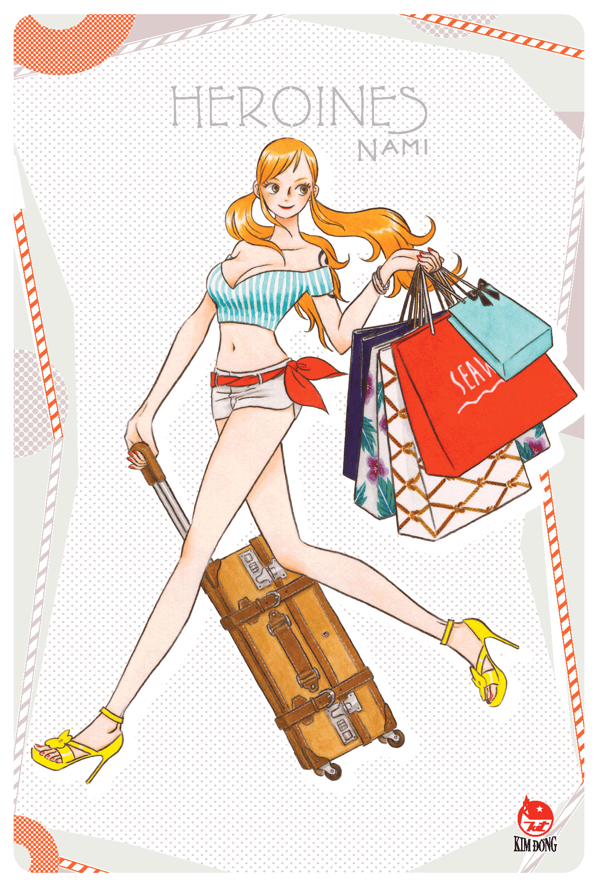 tiểu thuyết one piece - heroines - tặng kèm obi + set postcard