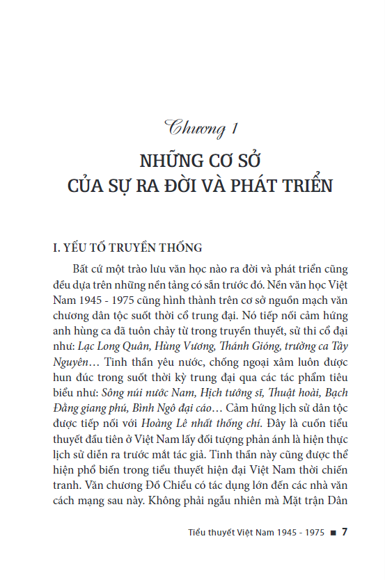 tiểu thuyết việt nam 1945 -1975