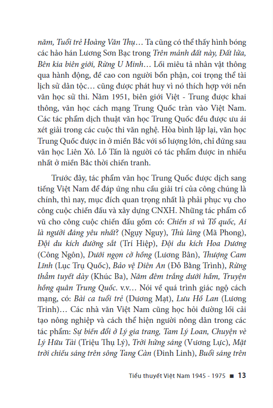tiểu thuyết việt nam 1945 -1975