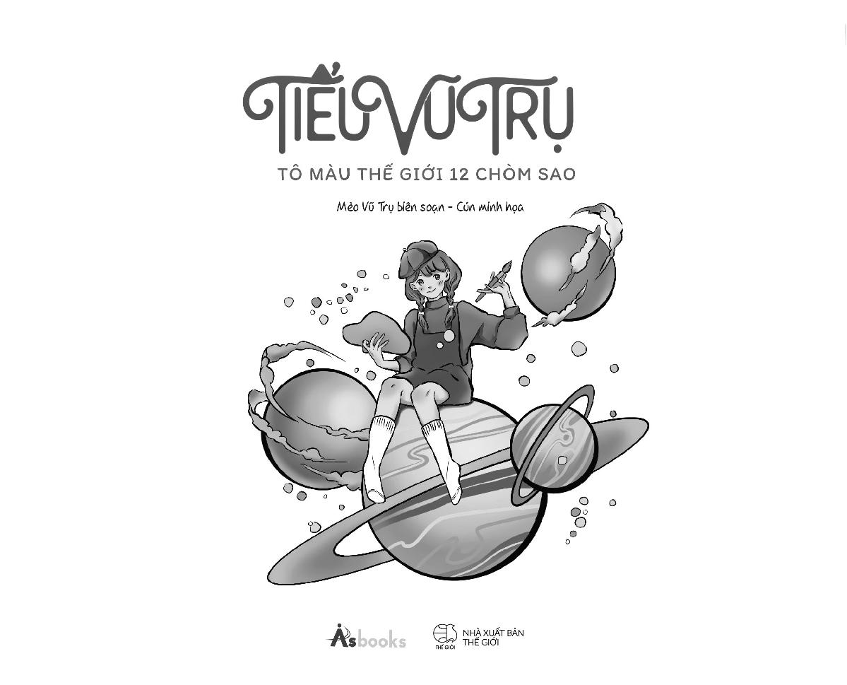 tiểu vũ trụ - tô màu thế giới 12 chòm sao