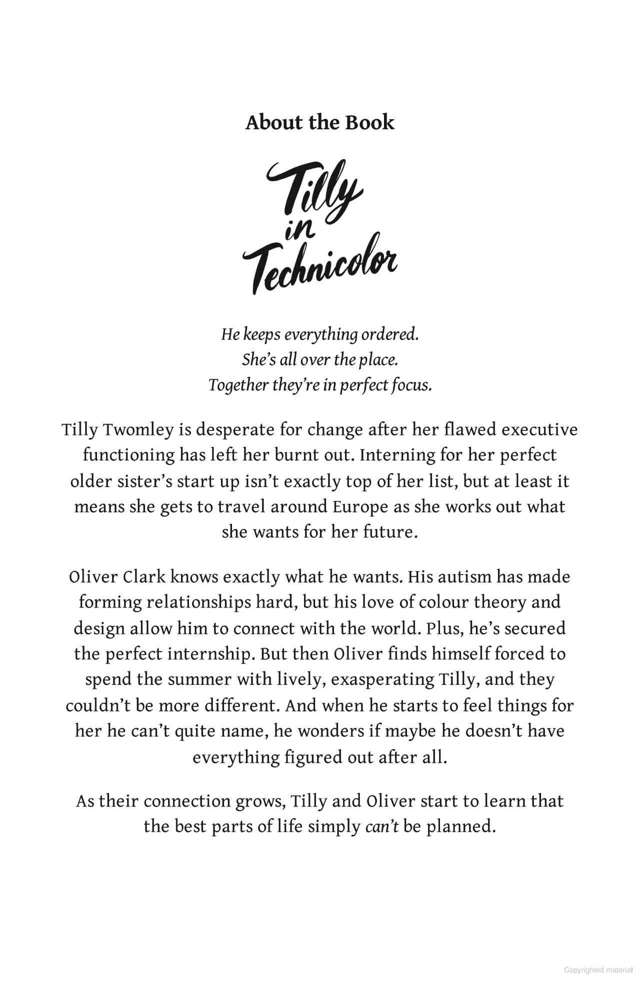 tilly in technicolor