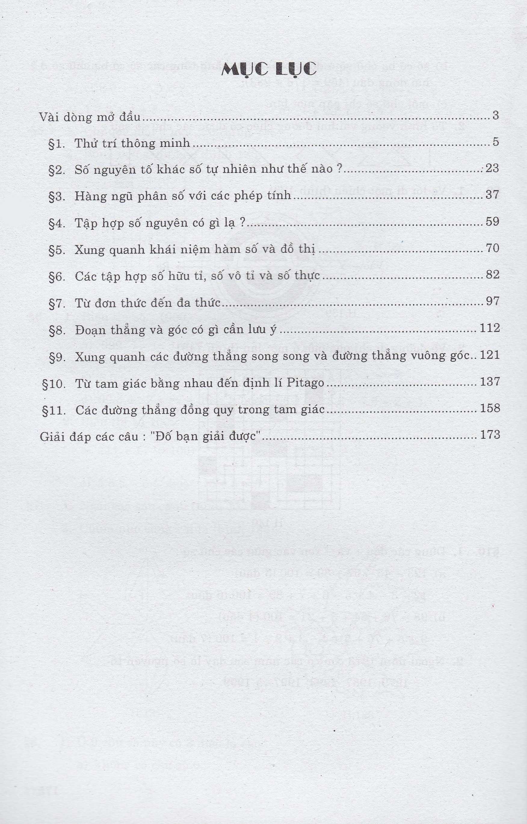 tìm chìa khóa vàng giải bài toán hay (dùng cho lớp 6-7)
