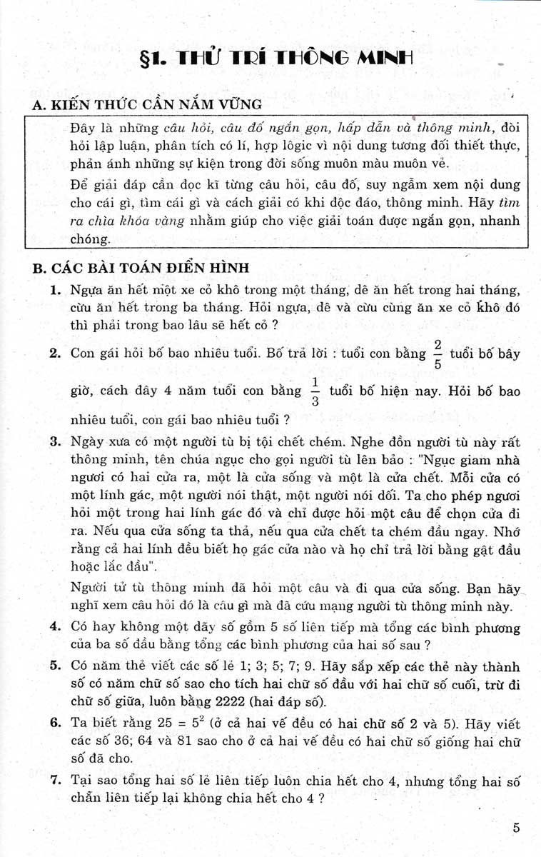 tìm chìa khoá vàng - giải bài toán hay lớp 8-lớp 9 (dùng chung cho các bộ sgk hiện hành)