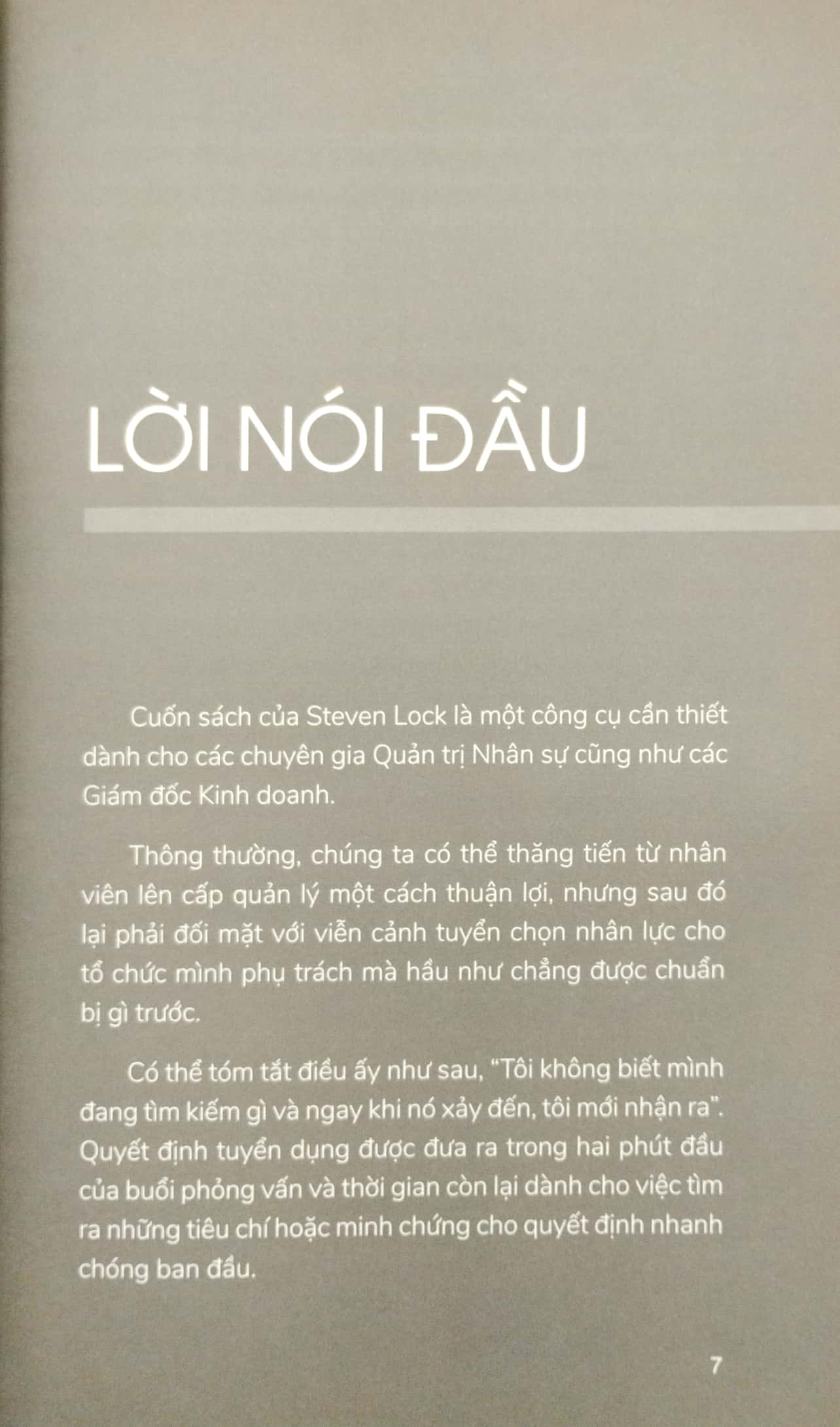 tìm đúng người tài