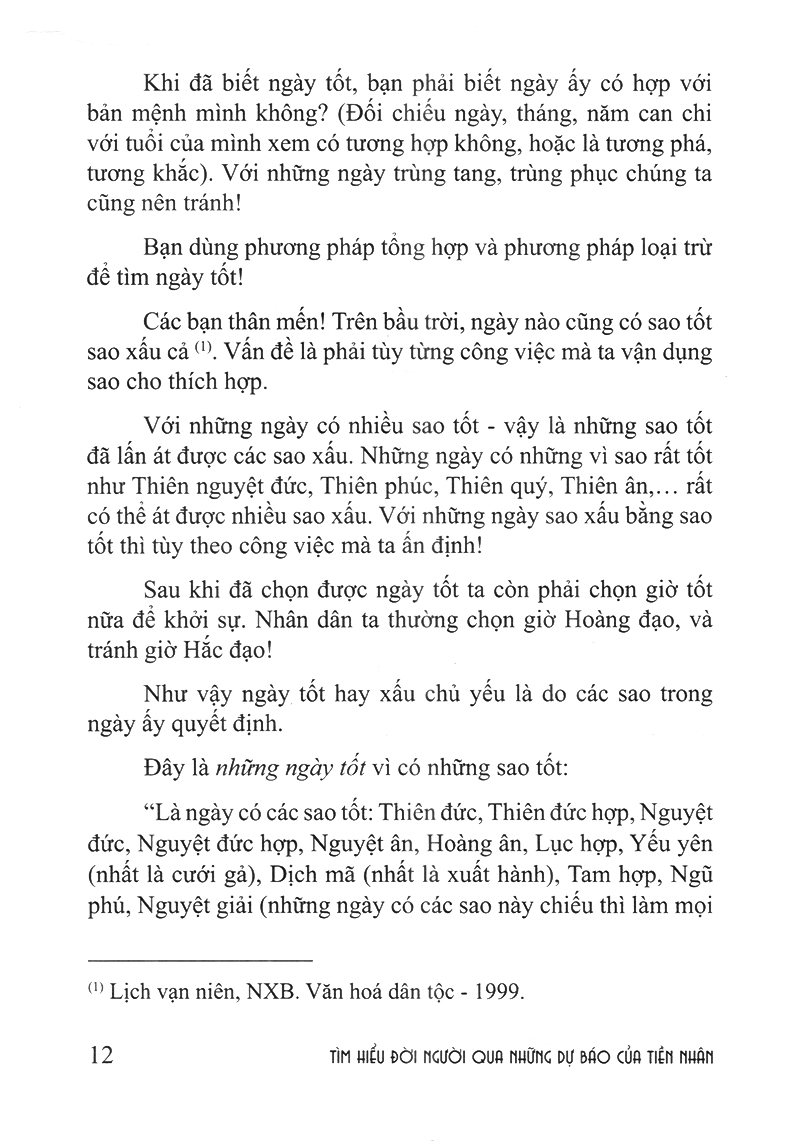 tìm hiểu đời người qua những dự báo của tiền nhân
