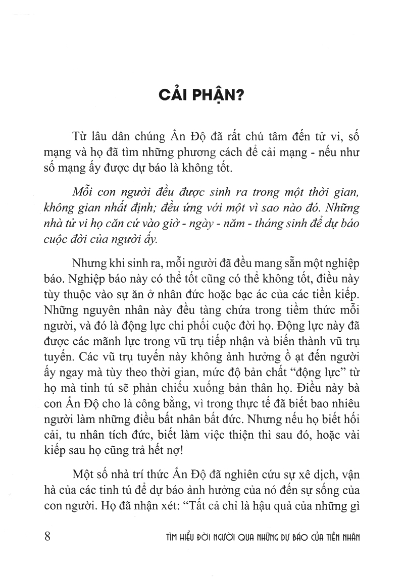 tìm hiểu đời người qua những dự báo của tiền nhân
