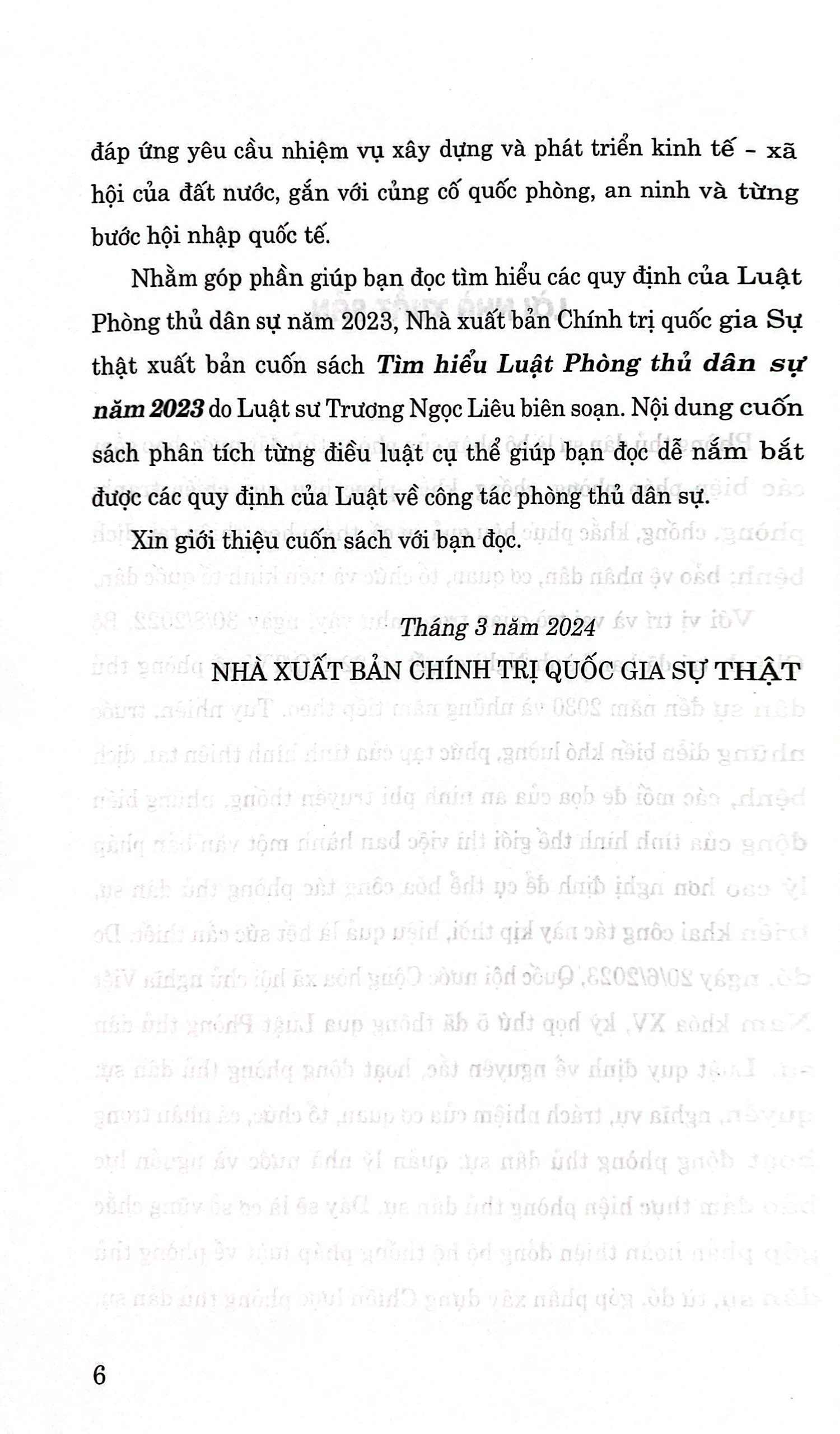 tìm hiểu luật phòng thủ dân sự năm 2023