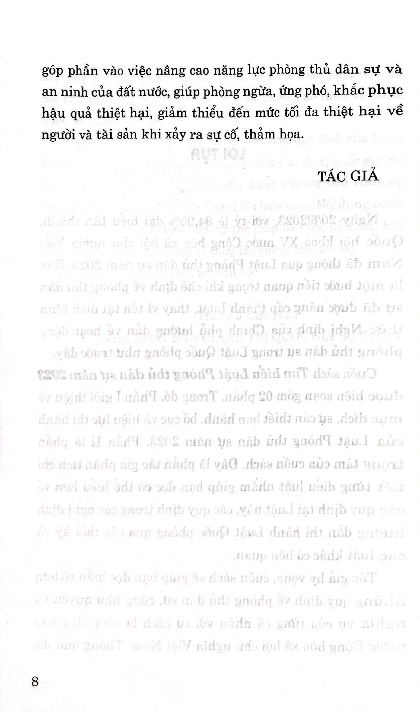 tìm hiểu luật phòng thủ dân sự năm 2023