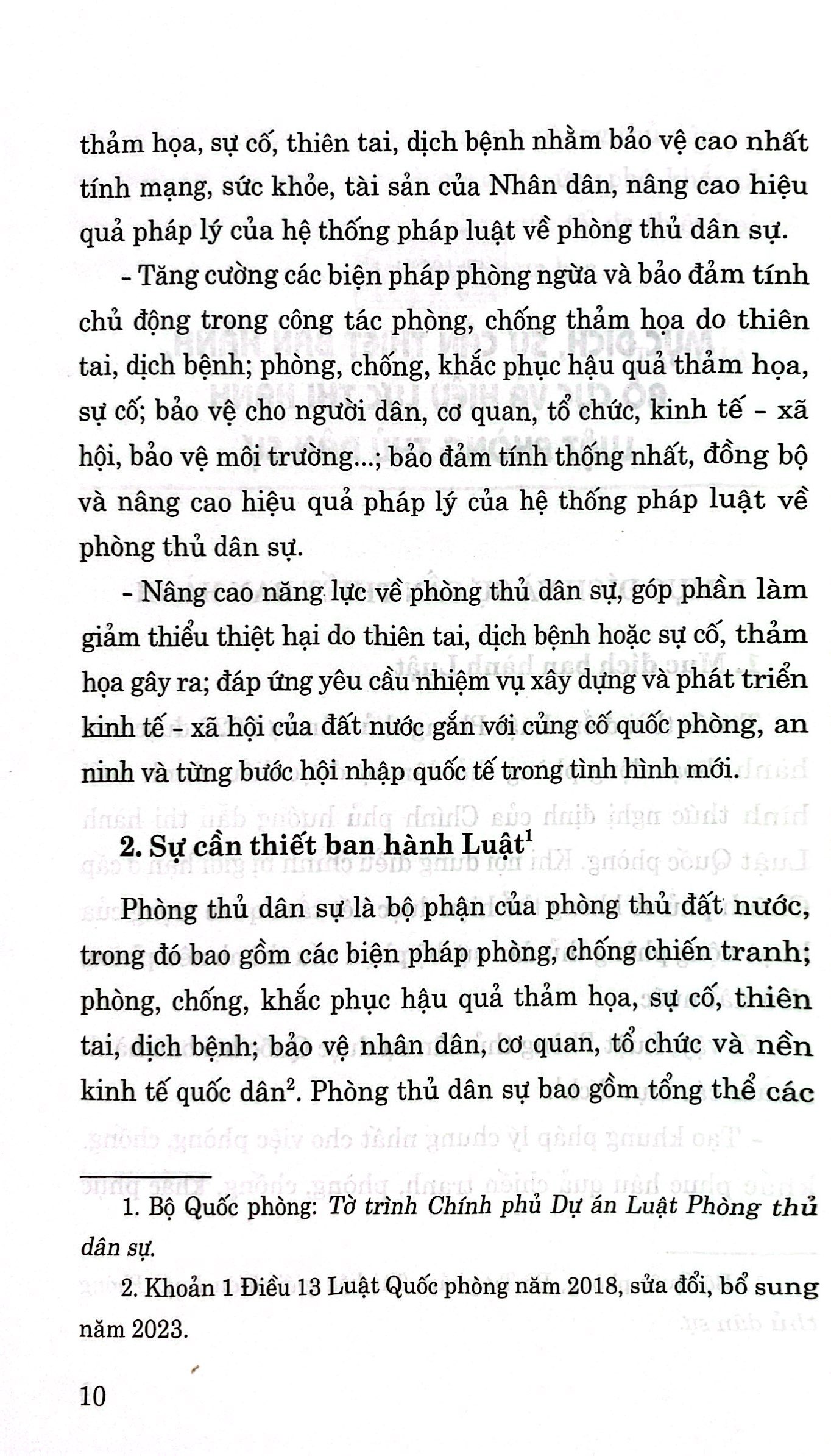 tìm hiểu luật phòng thủ dân sự năm 2023