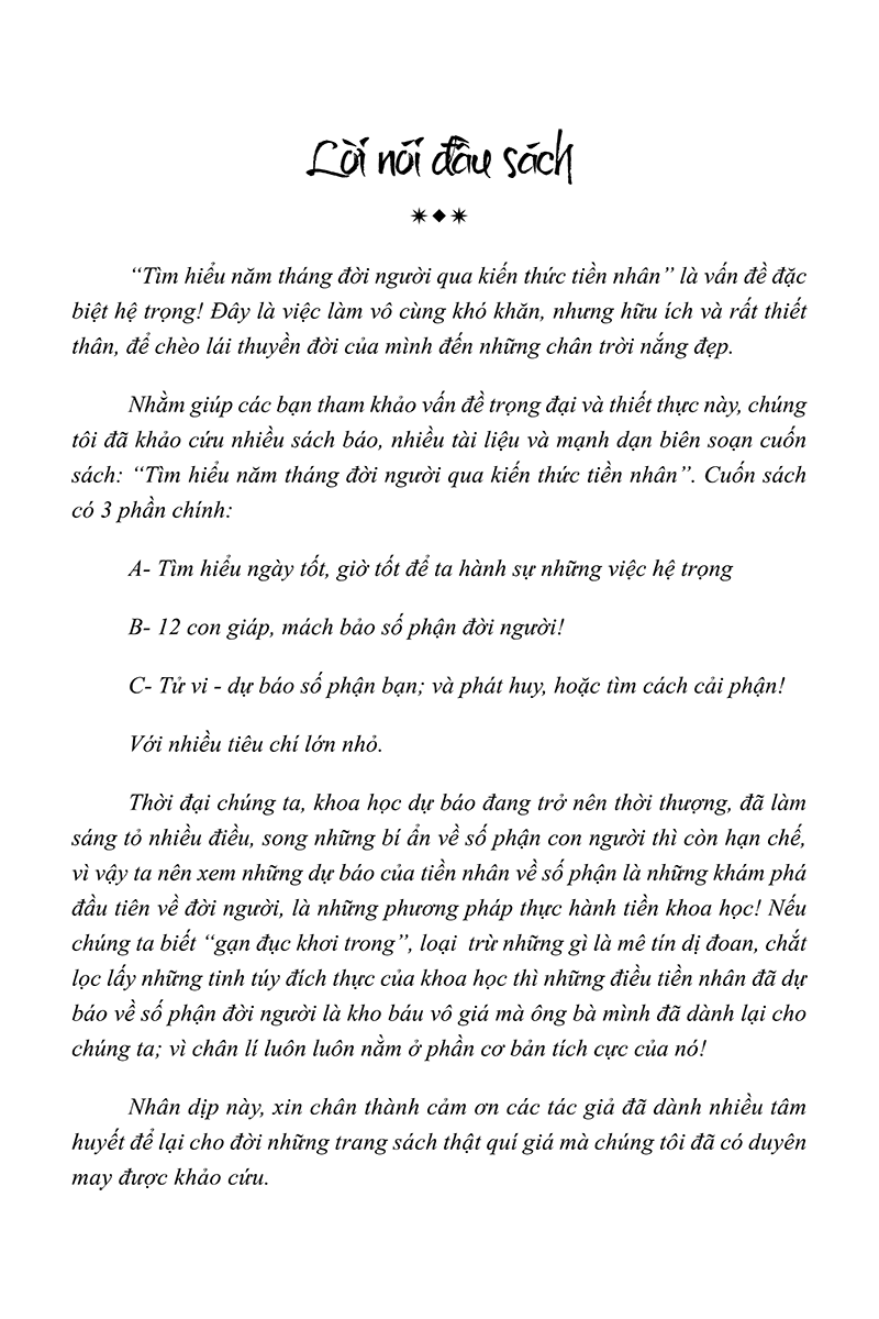 tìm hiểu năm tháng đời người qua kiến thức của tiền nhân