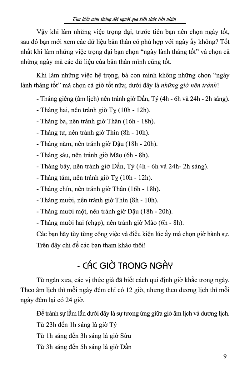 tìm hiểu năm tháng đời người qua kiến thức của tiền nhân